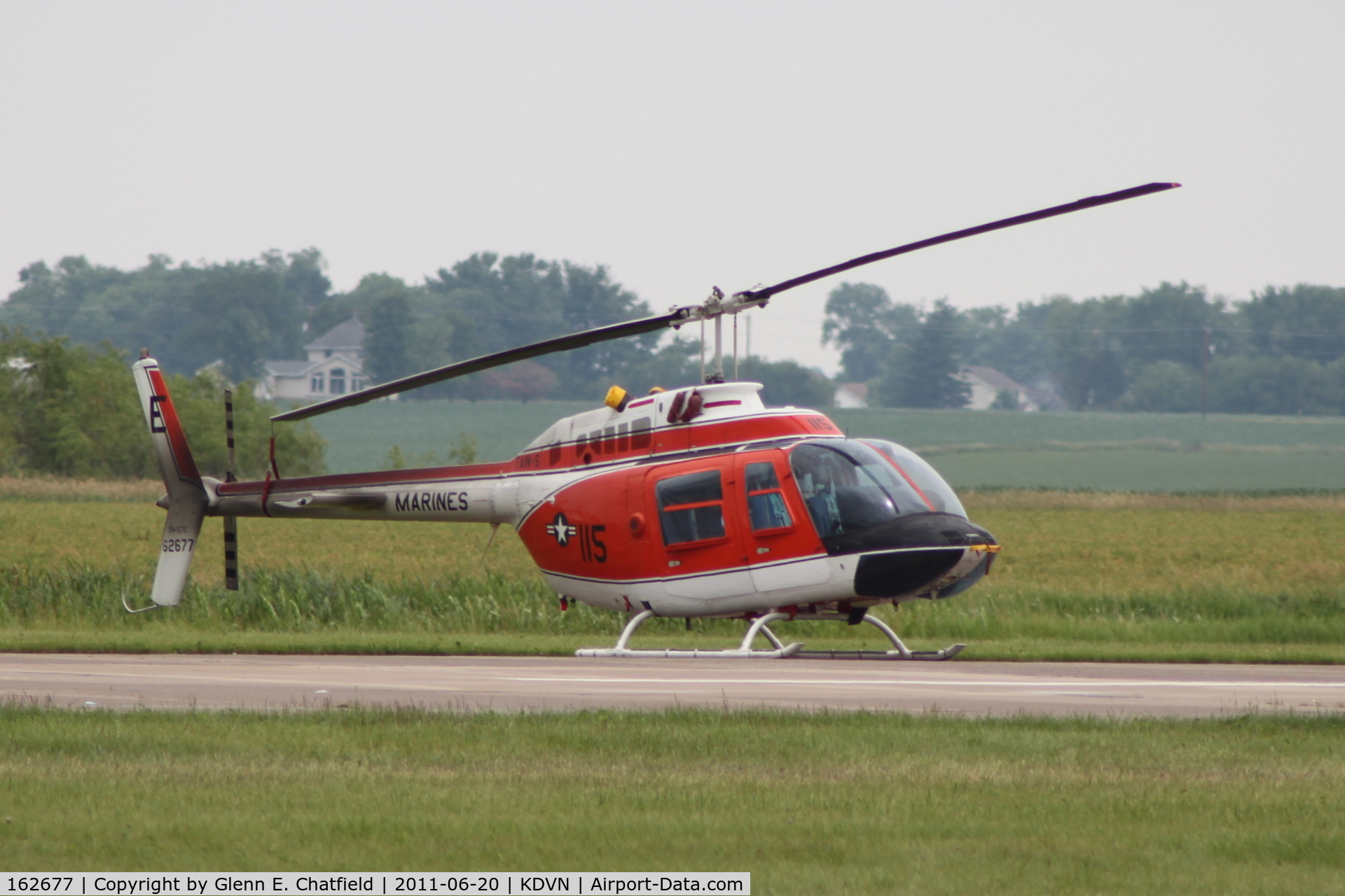 162677, Bell TH-57C Sea Ranger C/N 3766, Parked on runway