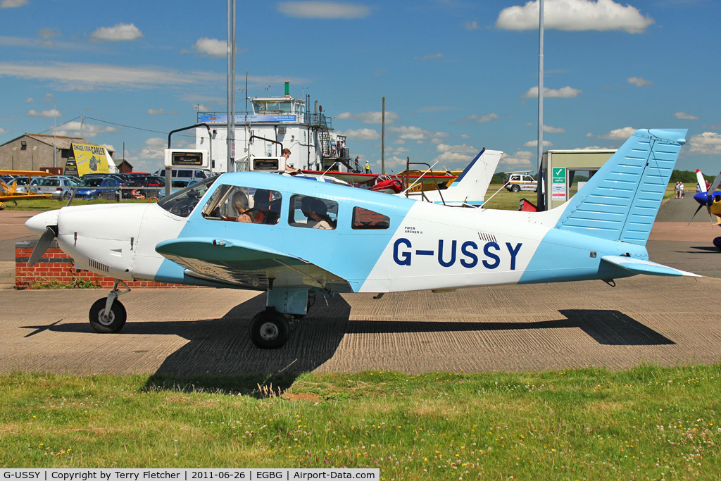 G-USSY, 1982 Piper PA-28-181 Cherokee Archer II C/N 28-8290011, 1982 Piper PIPER PA-28-181, c/n: 28-8290011 at Leicester