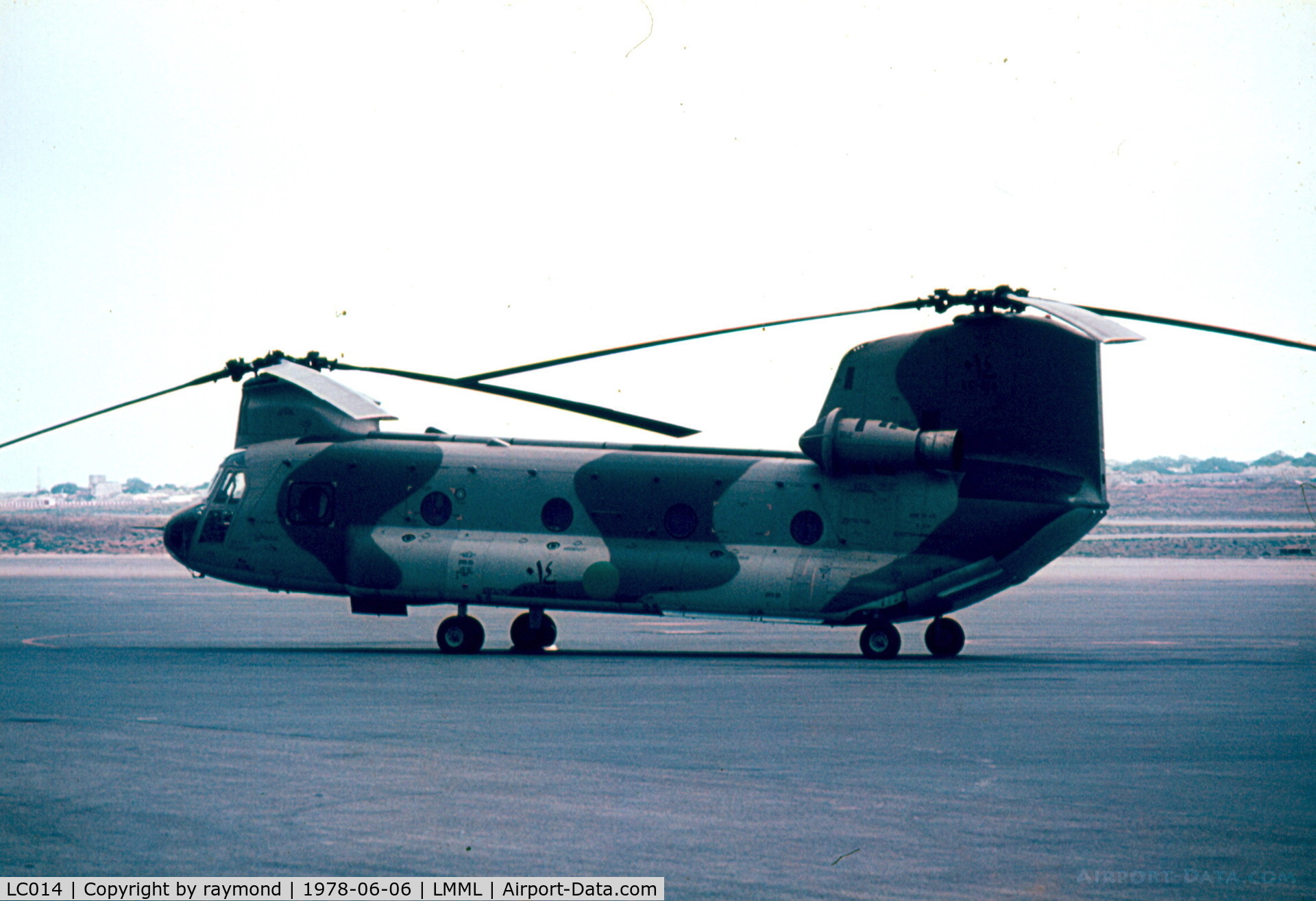 LC014, Boeing CH-47 C/N 014, Chinook LC014 Libyan Air Force