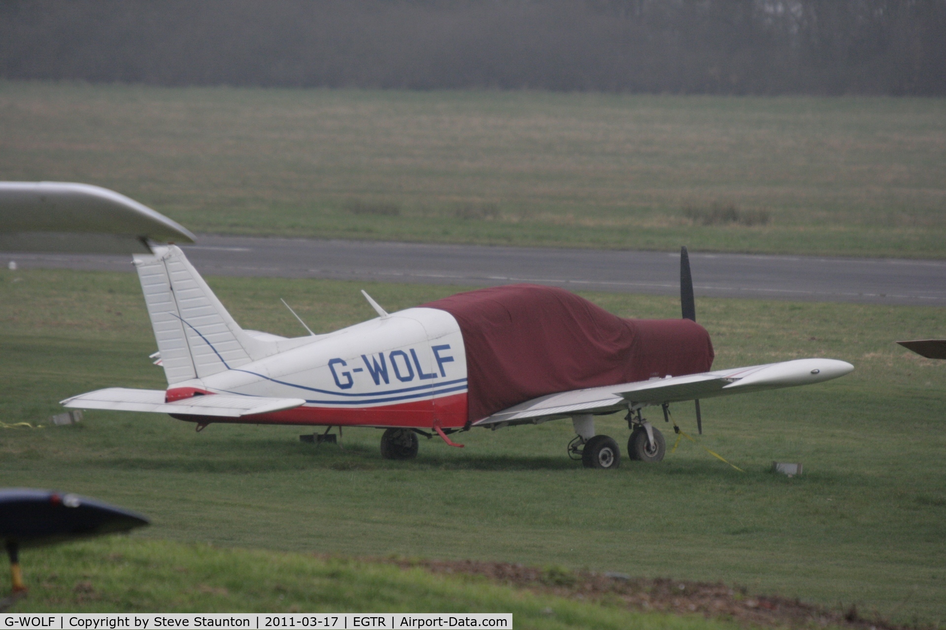 G-WOLF, 1974 Piper PA-28-140 Cherokee Cruiser C/N 28-7425439, Taken at Elstree Airfield March 2011