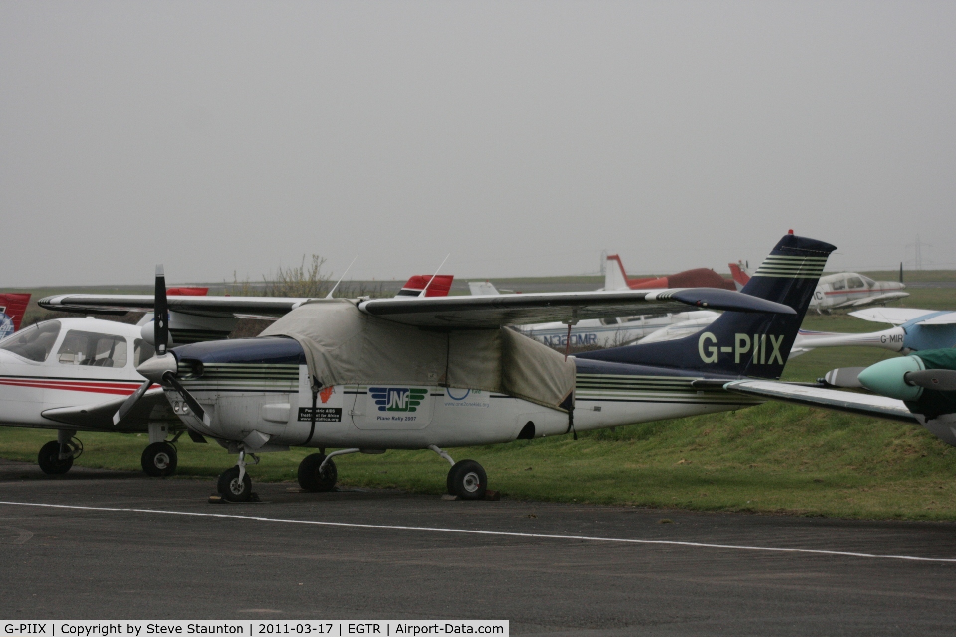 G-PIIX, 1978 Cessna P210N Pressurised Centurion C/N P210-00130, Taken at Elstree Airfield March 2011