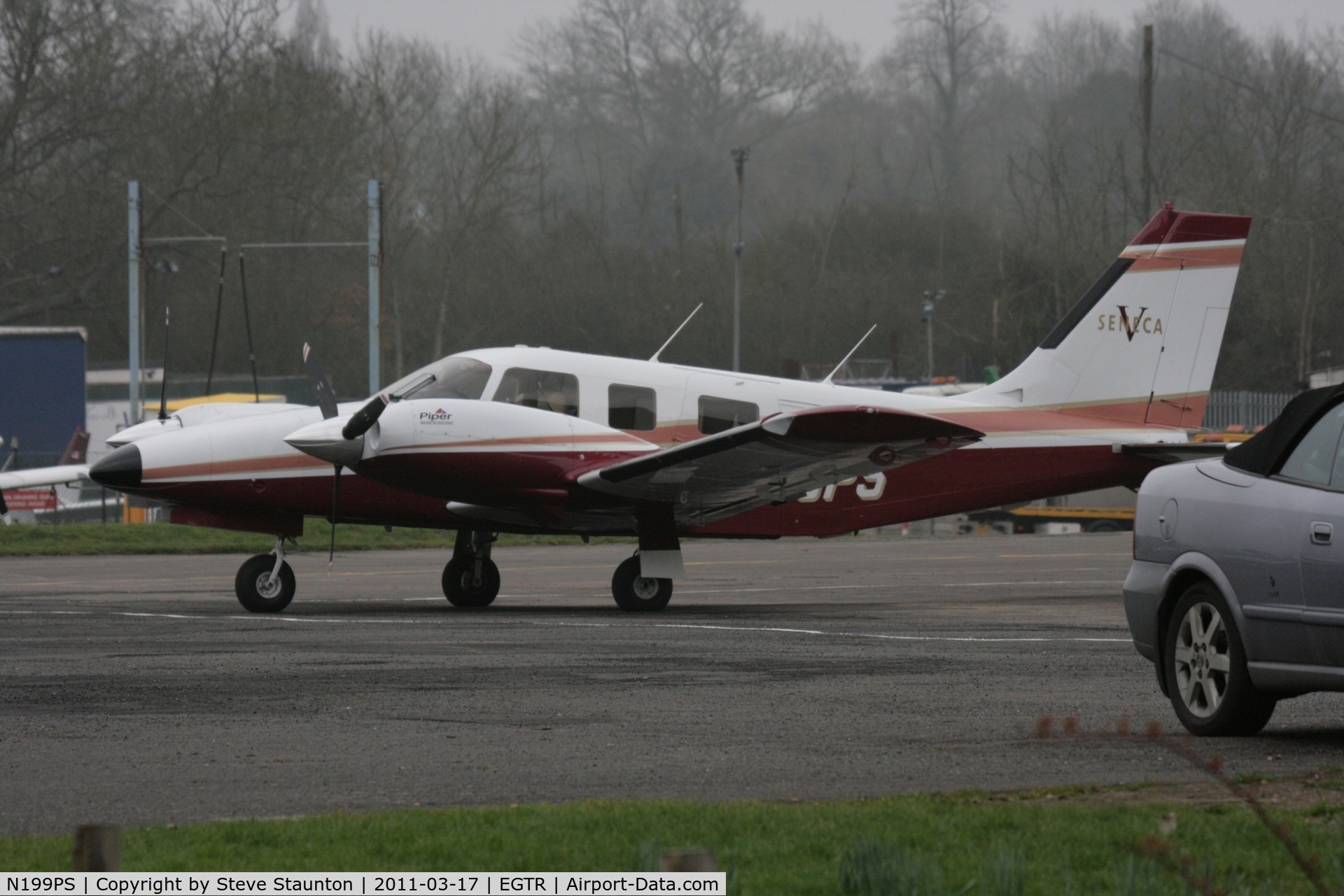 N199PS, 1999 Piper PA-34-220T Seneca V C/N 3449108, Taken at Elstree Airfield March 2011
