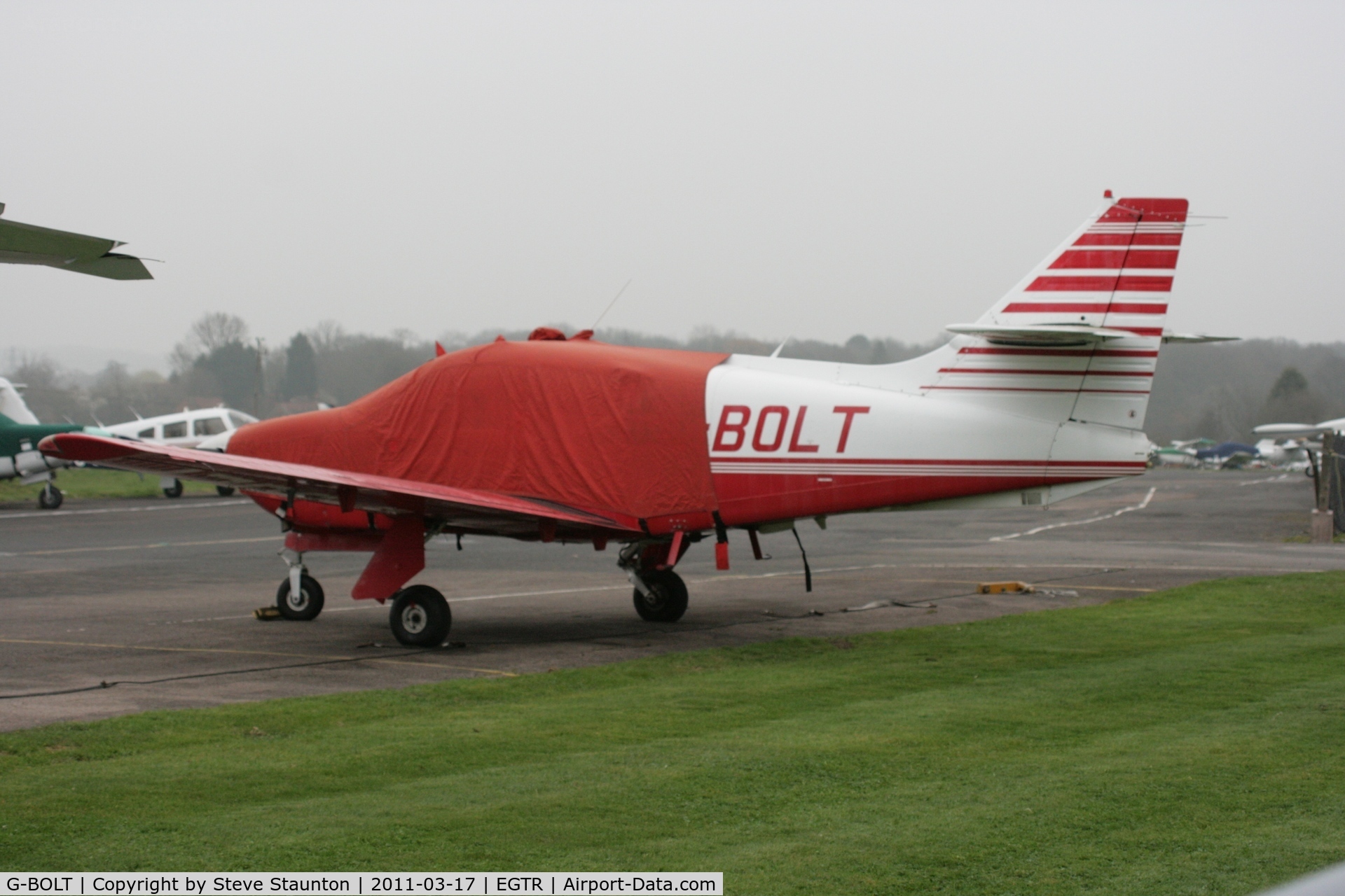 G-BOLT, 1978 Rockwell Commander 114 C/N 14428, Taken at Elstree Airfield March 2011
