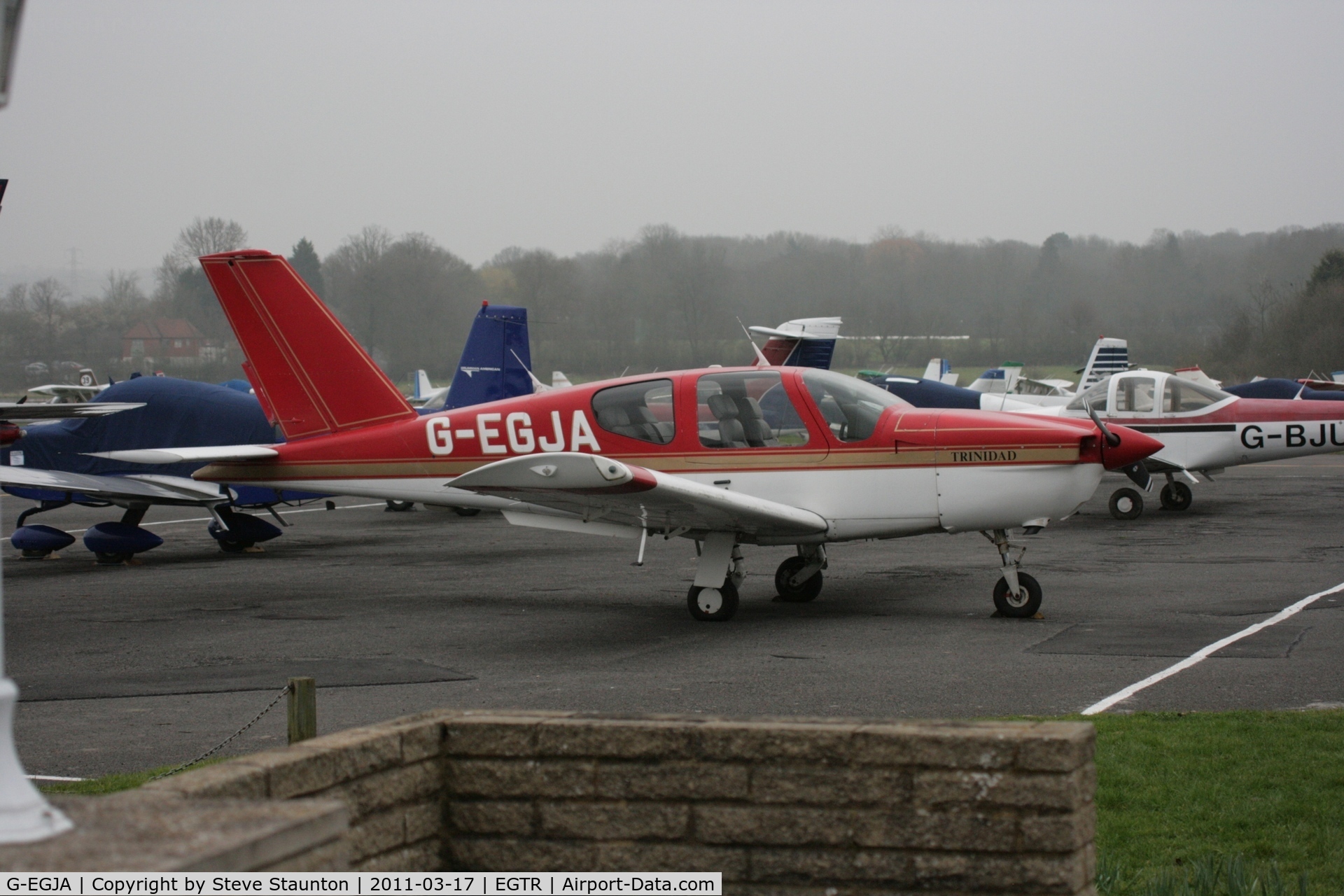 G-EGJA, 1990 Socata TB-20 Trinidad C/N 1101, Taken at Elstree Airfield March 2011