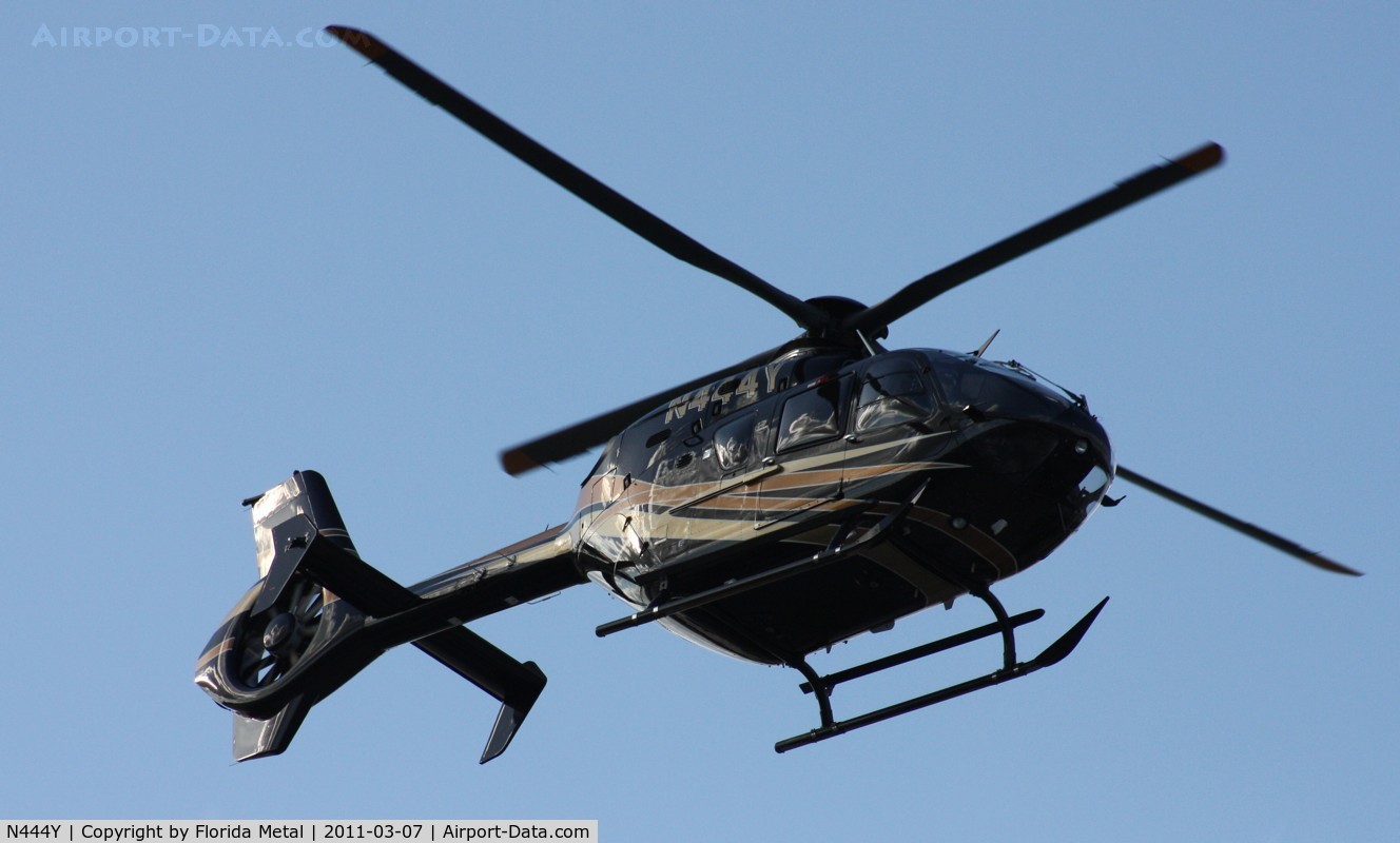 N444Y, 2007 Eurocopter EC-135P-2+ C/N 0599, EC135 leaving Heliexpo Orlando
