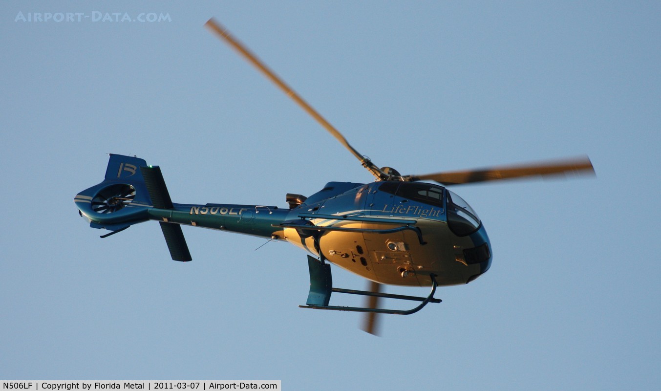 N506LF, Eurocopter EC-130B-4 (AS-350B-4) C/N 4973, EC 130 leaving Heliexpo Orlando