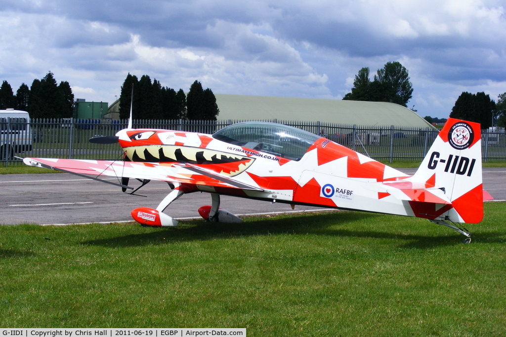 G-IIDI, 1997 Extra EA-300L C/N 047, Power Aerobatics Ltd Extra 300 prior to its display at the Cotswold Airshow
