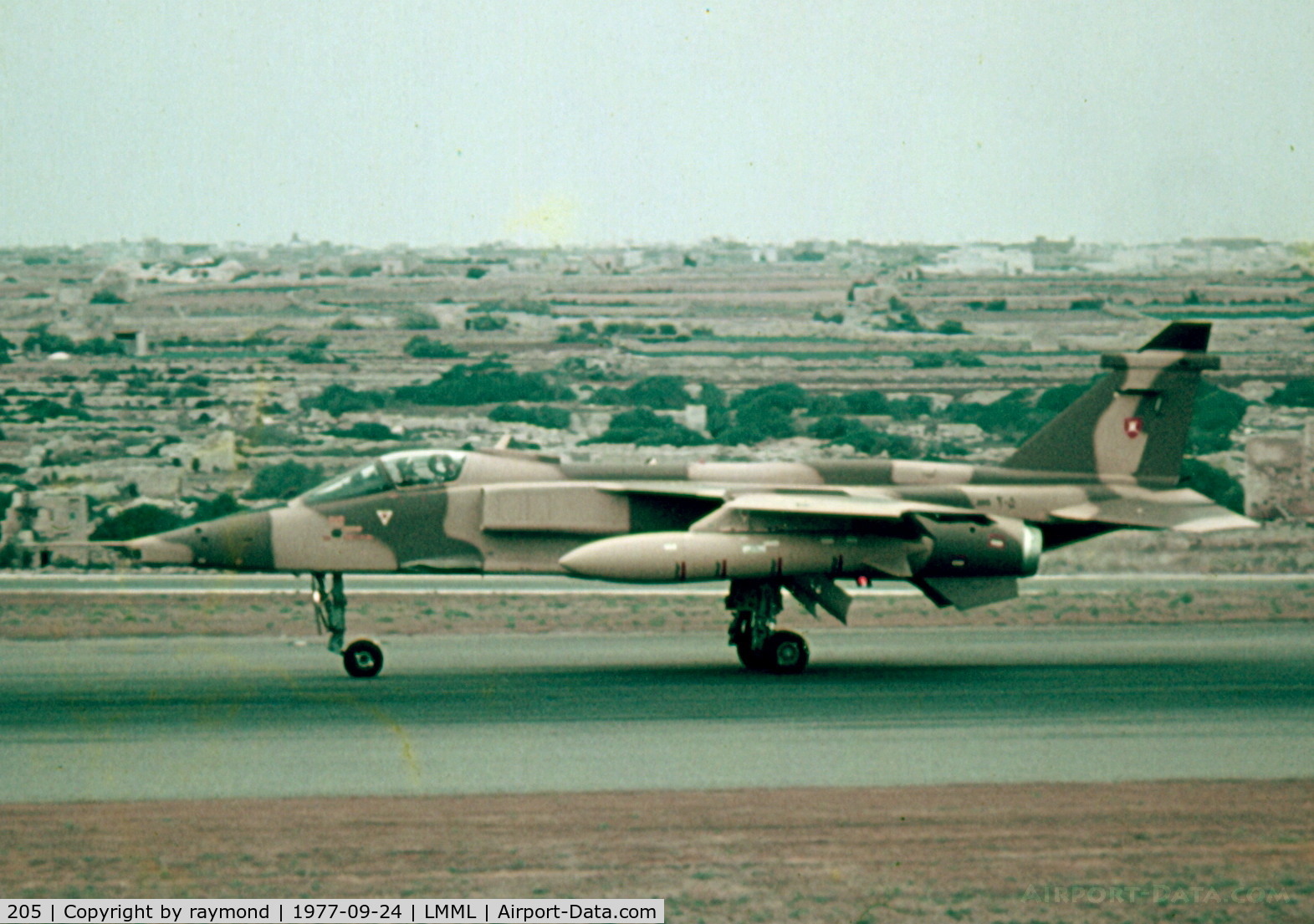 205, 1977 Sepecat Jaguar S C/N 210/S(O)3, Sepecat Jaguar 205 Oman Air Force