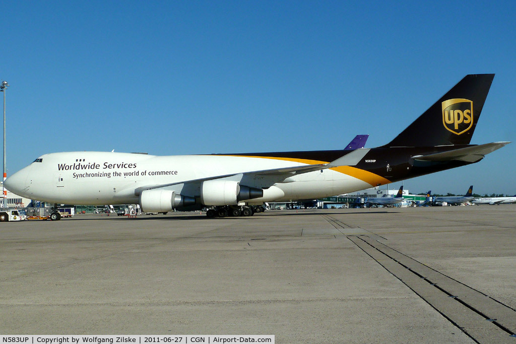 N583UP, 1993 Boeing 747-4R7F C/N 25867, visitor