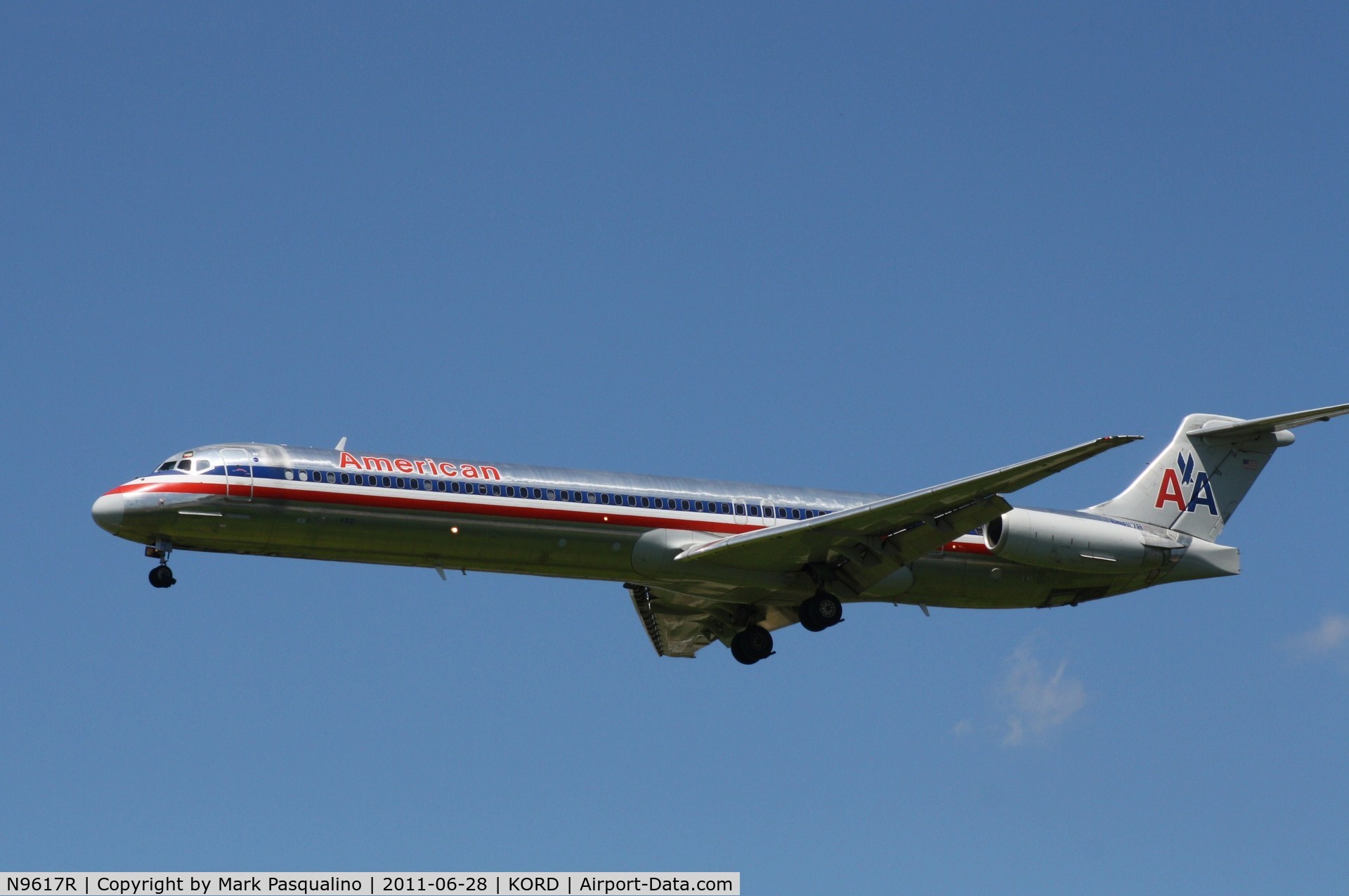 N9617R, 1997 McDonnell Douglas MD-83 (DC-9-83) C/N 53564, MD-83