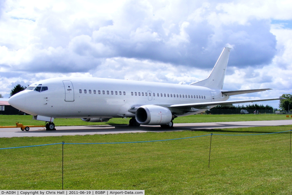 D-ADIH, 1988 Boeing 737-3Y0 C/N 23921, ex Germania B737 in storage at Kemble