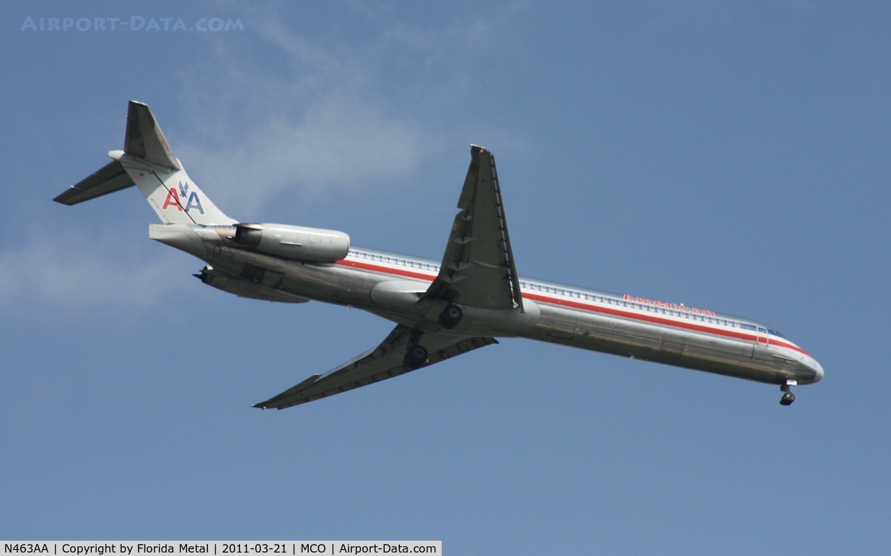 N463AA, 1988 McDonnell Douglas MD-82 (DC-9-82) C/N 49593, American MD-82