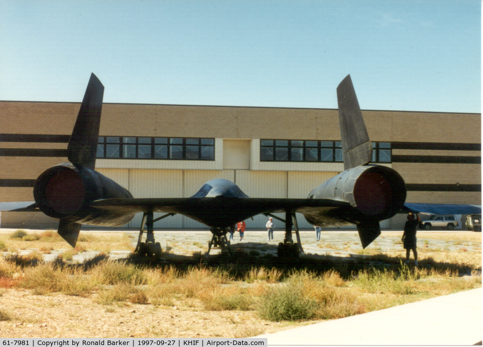 61-7981, Lockheed SR-71C Blackbird C/N 2000, Hill Aerospace Museum