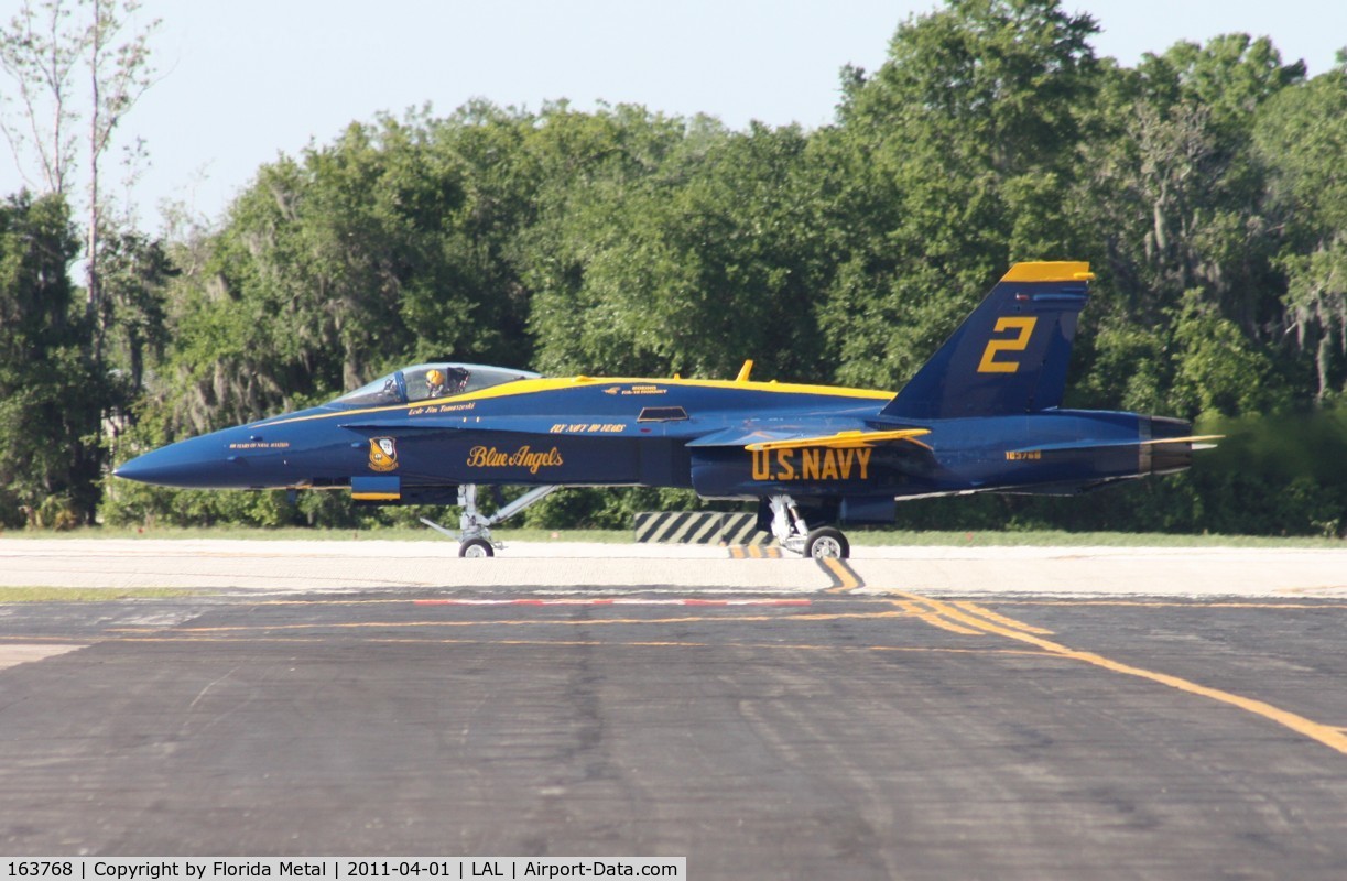 163768, 1989 McDonnell Douglas F/A-18C Hornet C/N 0848/C125, Blue Angel 2