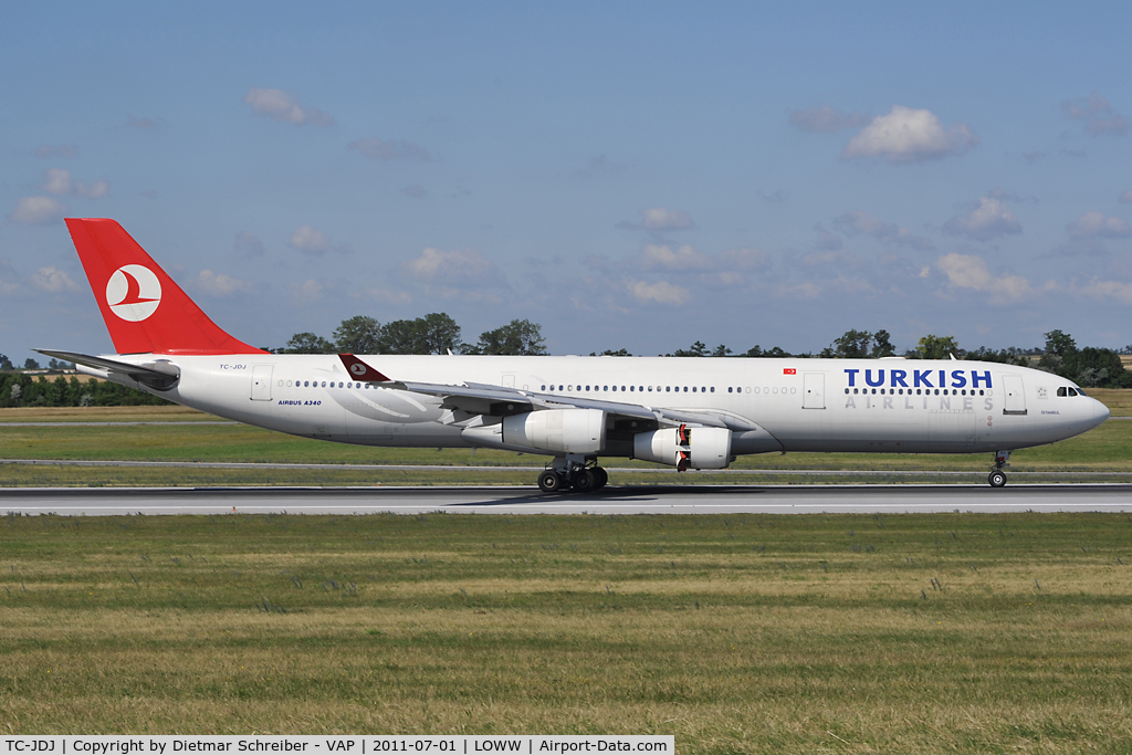TC-JDJ, 1993 Airbus A340-311 C/N 023, Turkish Airlines Airbus A340-300