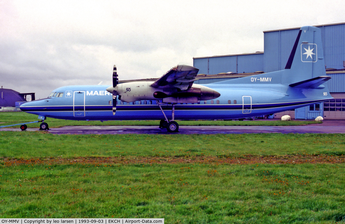 OY-MMV, 1989 Fokker 50 C/N 20154, CPH 3.9.93,to ES-AFN,ST-ARA
w/o 16.6.03 Sudan.