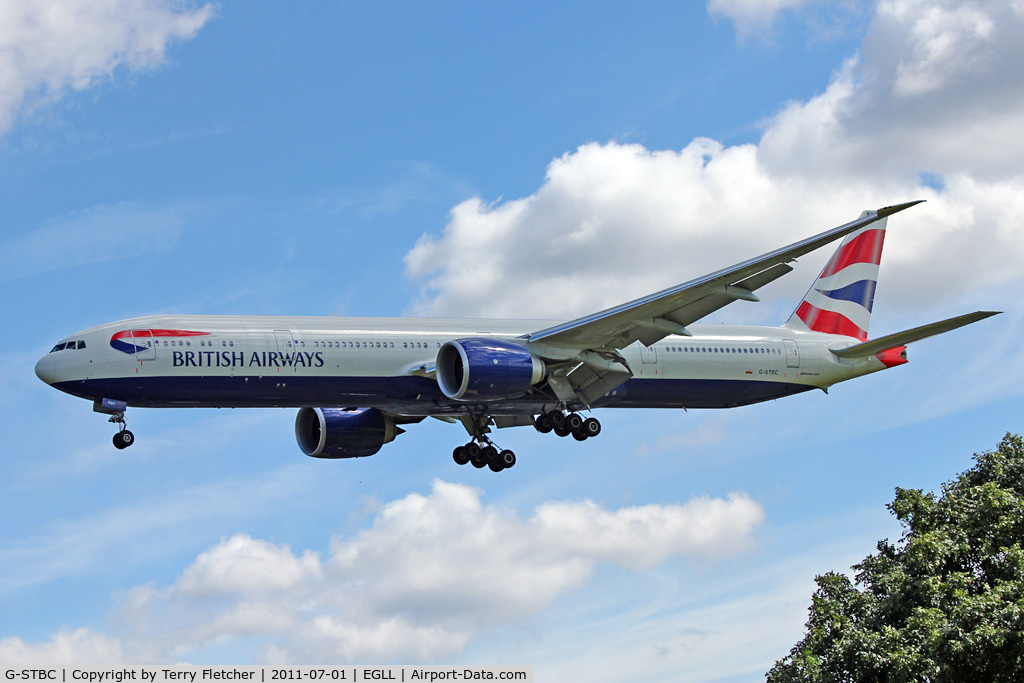 G-STBC, 2010 Boeing 777-36N/ER C/N 38287, 2010 Boeing 777-336ER, c/n: 40542 at Heathrow