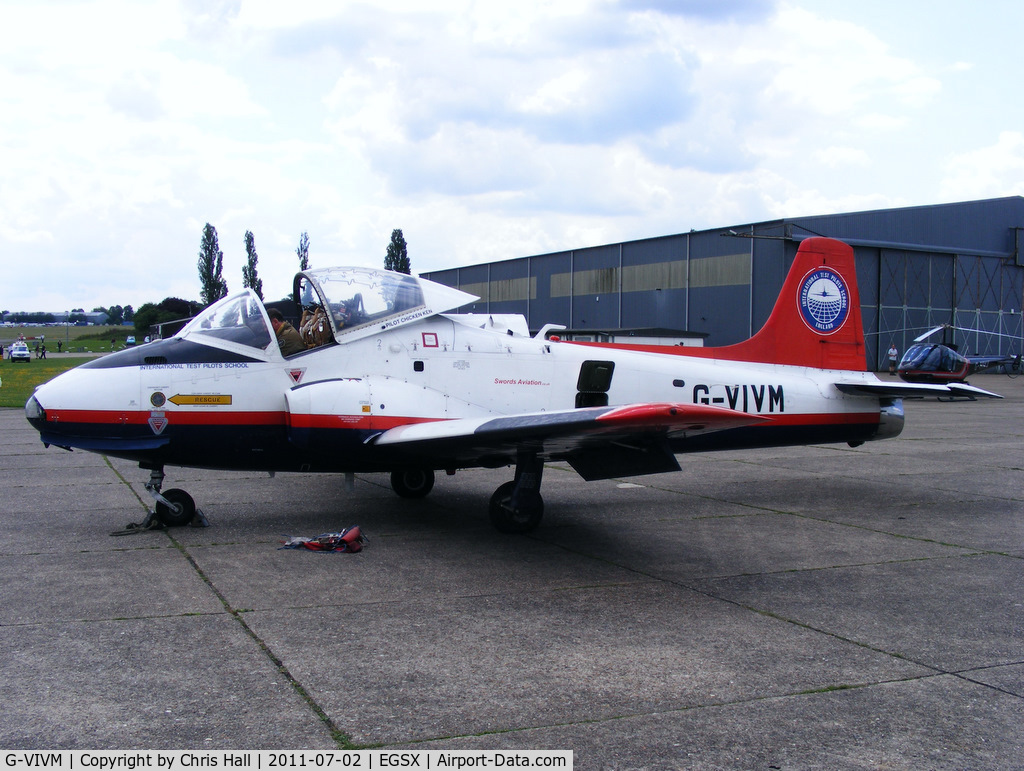 G-VIVM, 1964 BAC 84 Jet Provost T.5P C/N PAC/W/23907, North Weald resident