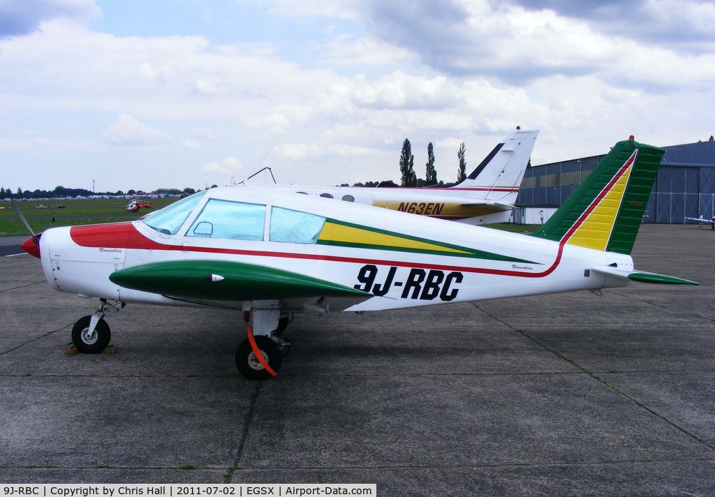 9J-RBC, 1965 Piper PA-28-140 Cherokee C/N 28-20693, at the Air Britain flyin