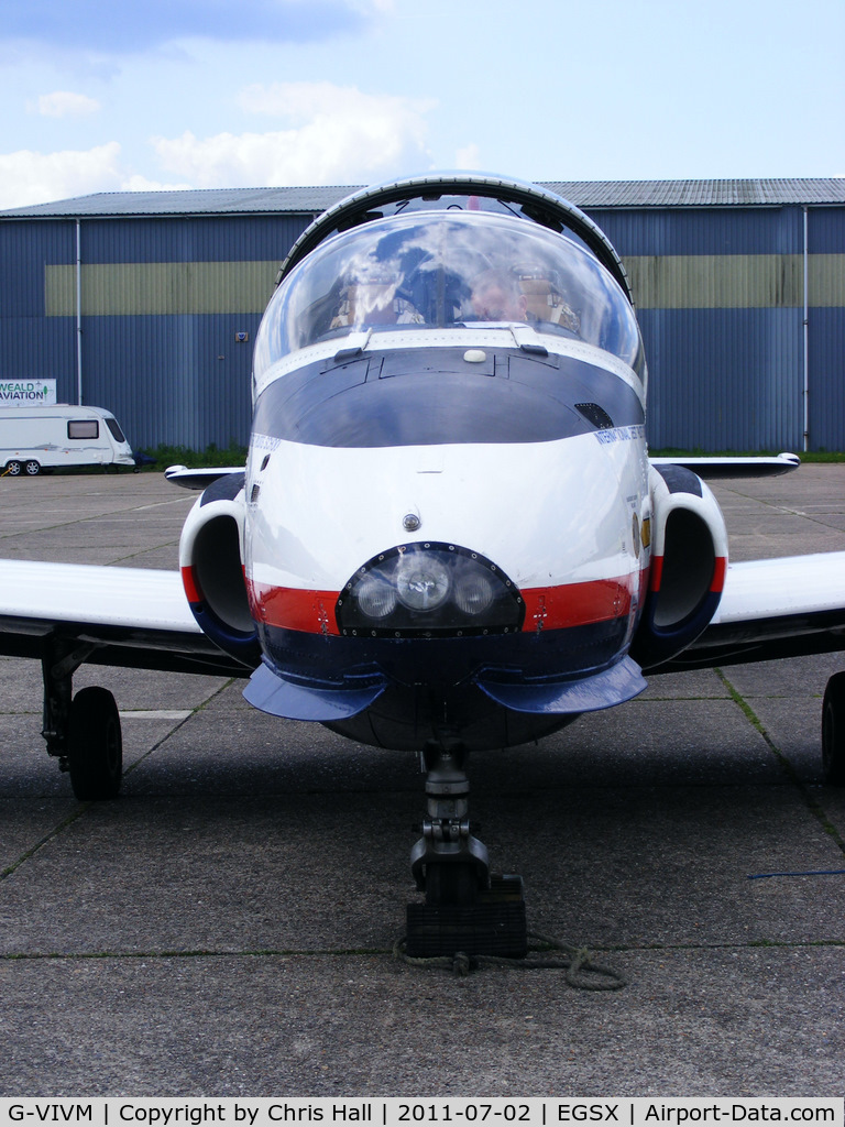 G-VIVM, 1964 BAC 84 Jet Provost T.5P C/N PAC/W/23907, North Weald resident