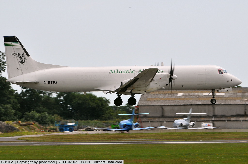 G-BTPA, 1988 British Aerospace ATP C/N 2007, Taken from the Flying Club