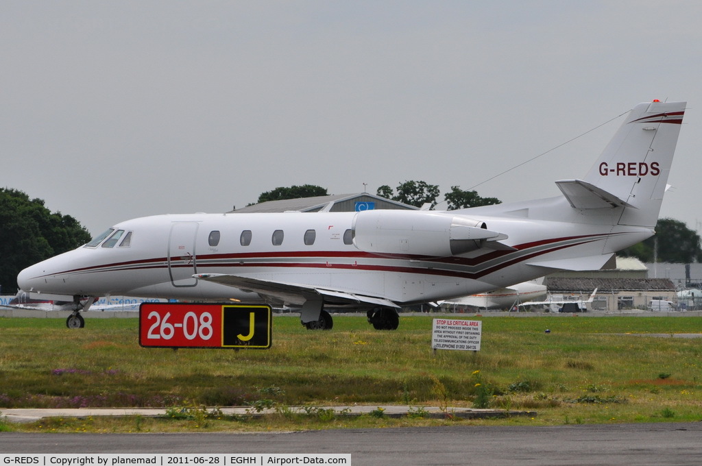 G-REDS, 2001 Cessna 560XL Citation Excel C/N 560-5167, Taken from the Flying Club