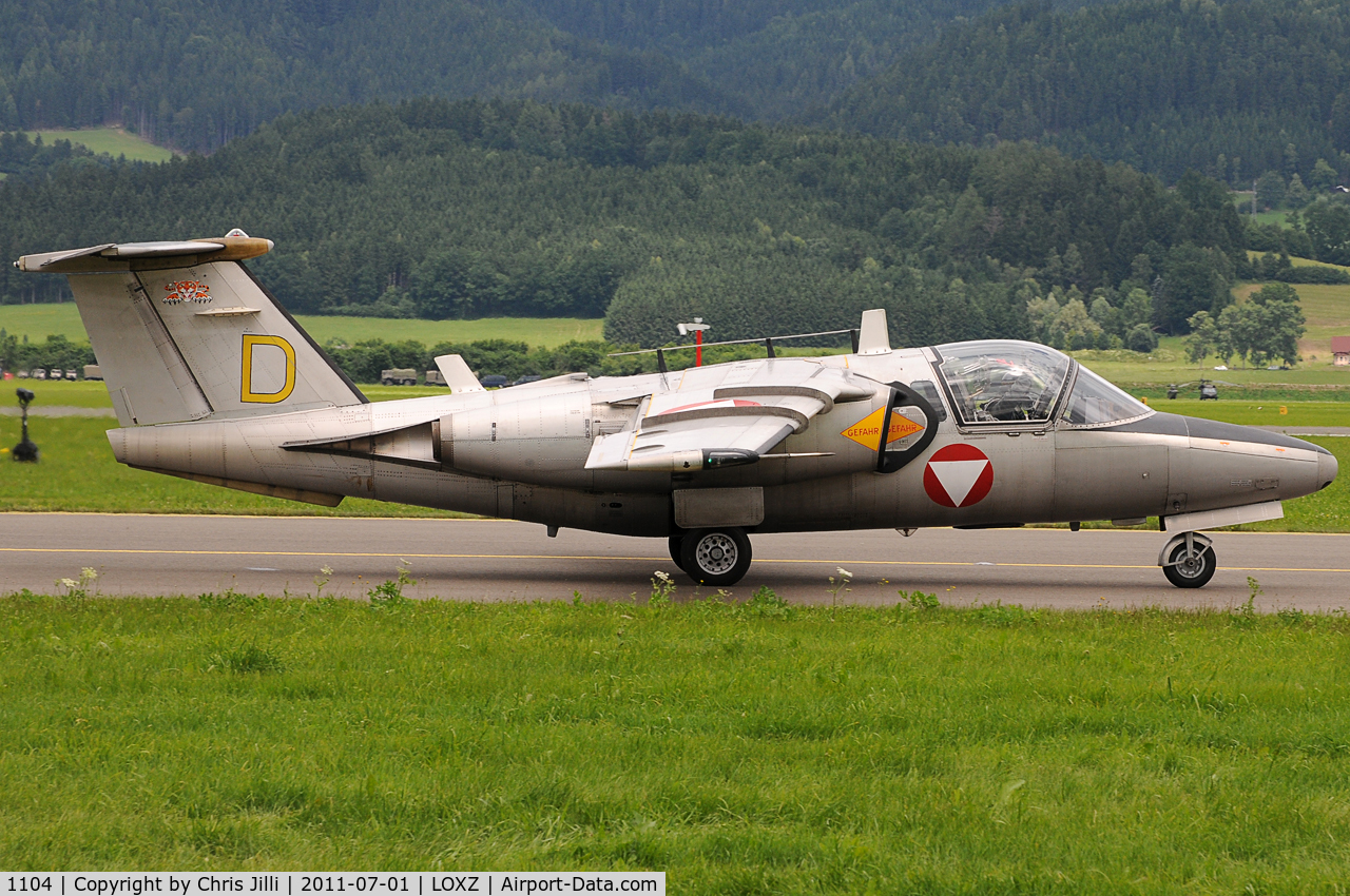 1104, Saab 105OE C/N 105404, Austrian Air Force