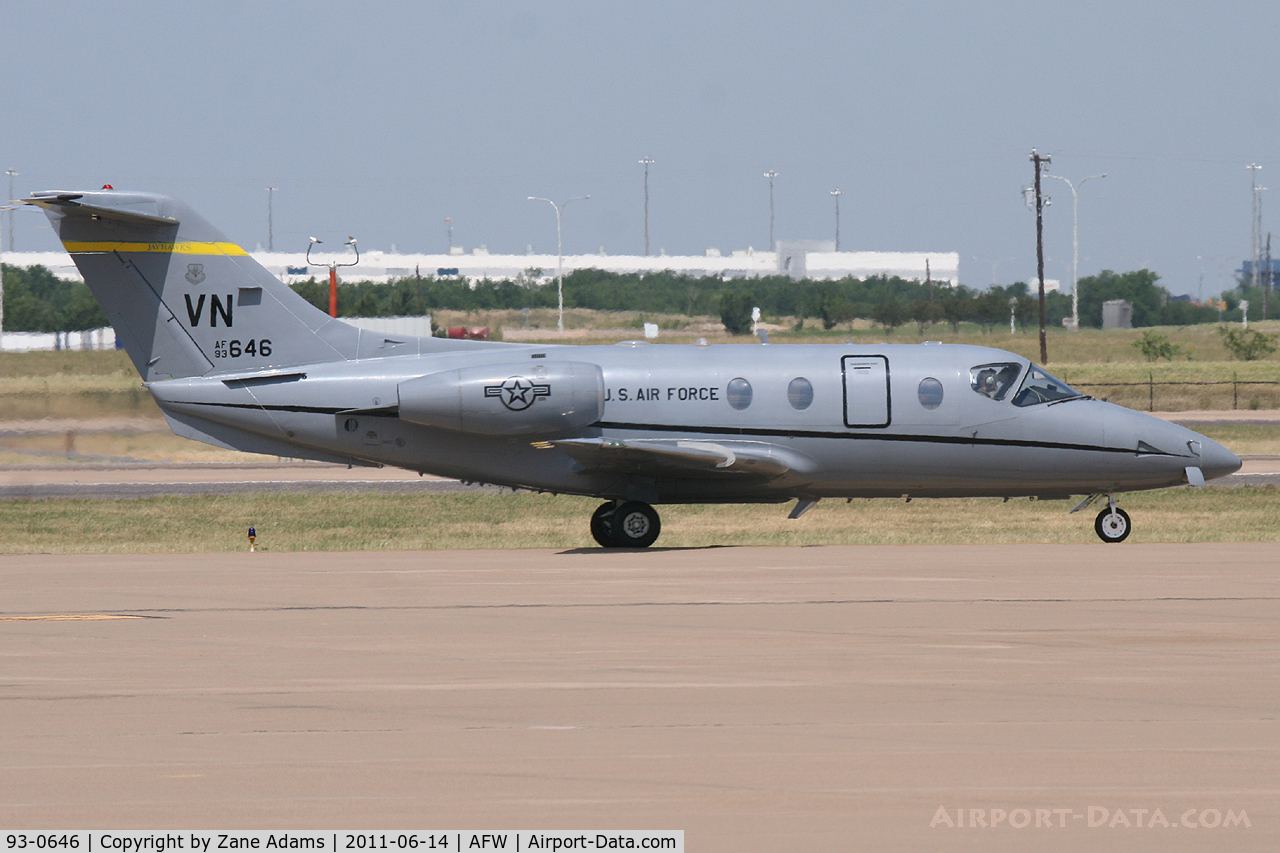 93-0646, 1993 Beechcraft T-1A Jayhawk C/N TT-103, At Alliance Airport - Fort Worth, TX