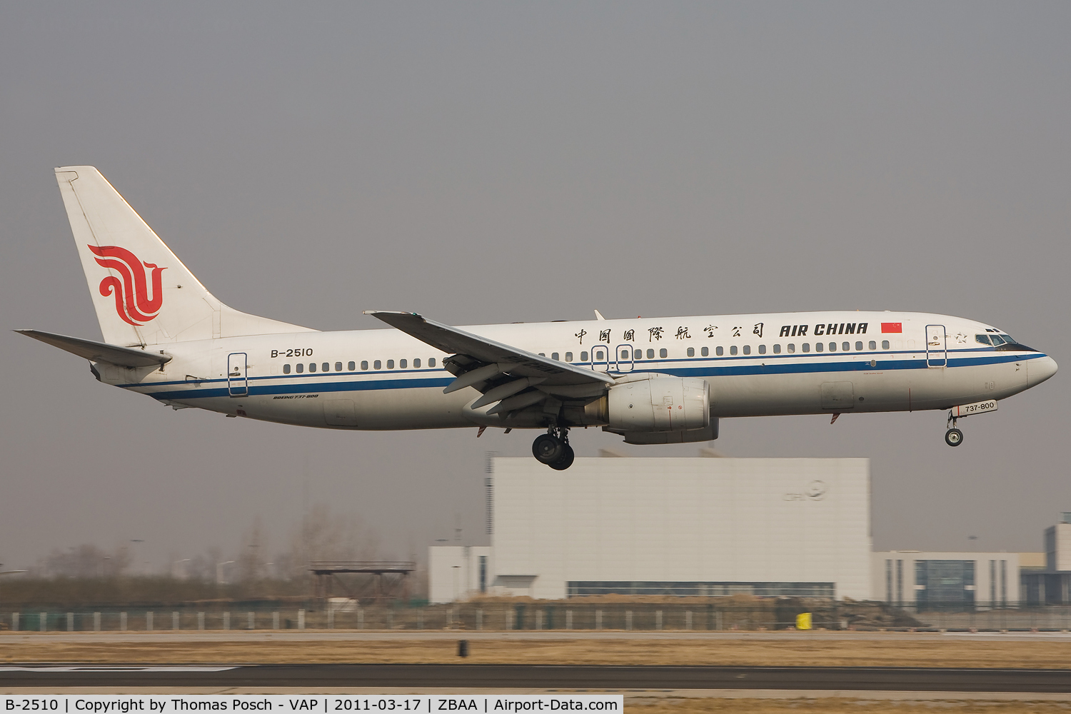 B-2510, 1999 Boeing 737-8Z0 C/N 30071, Air China