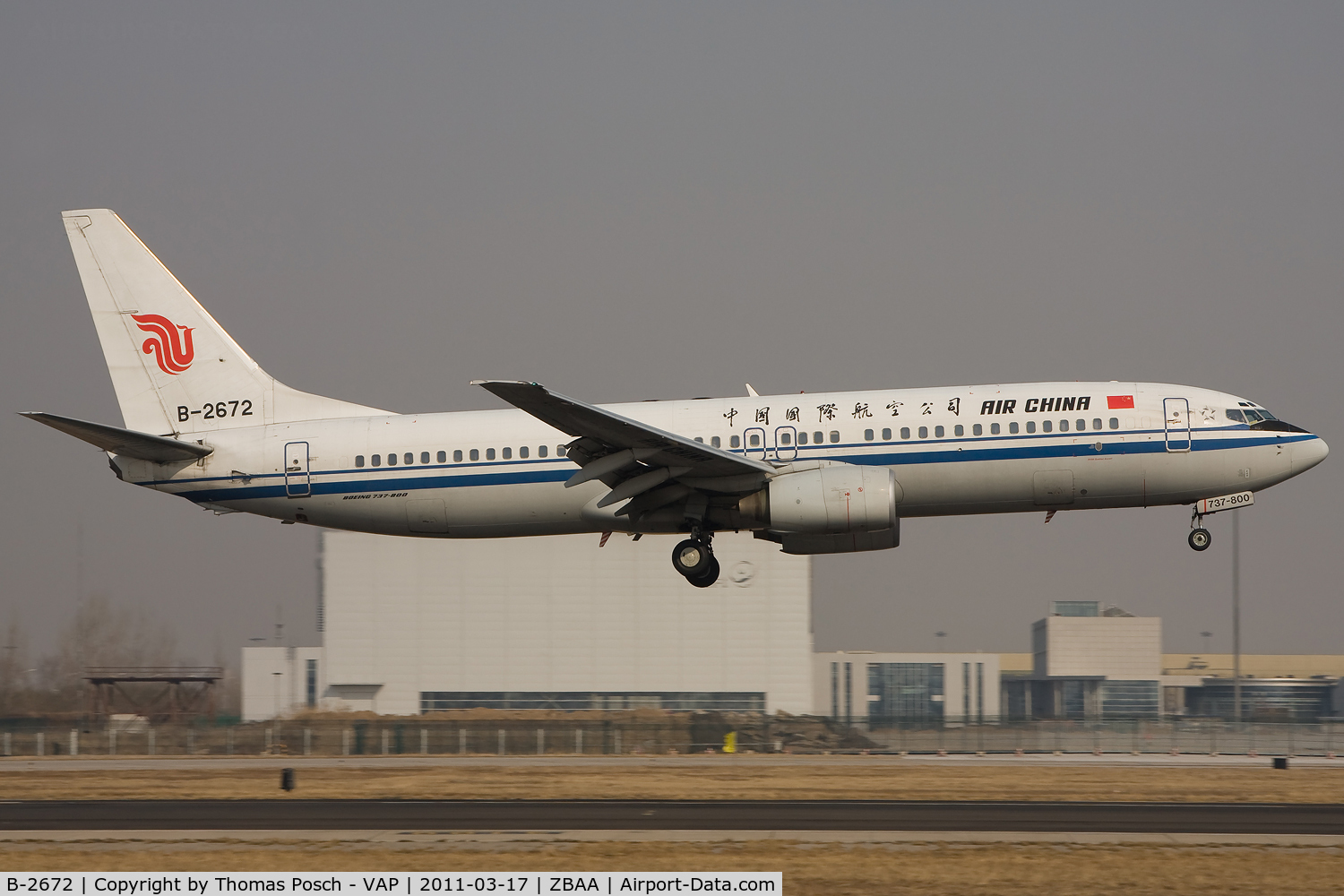B-2672, Boeing 737-89L C/N 30516, Air China