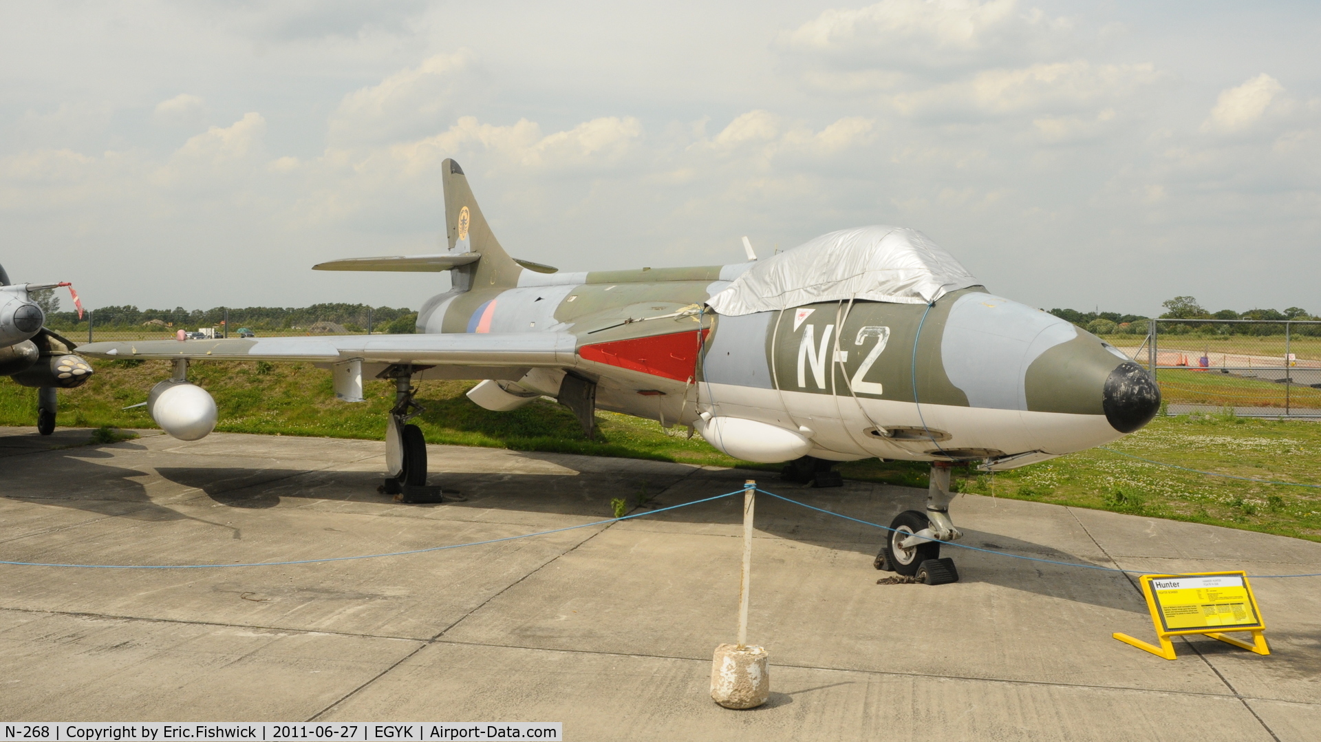 N-268, Hawker Hunter FGA.78 C/N 8947, N-268 at Yorkshire Air Museum