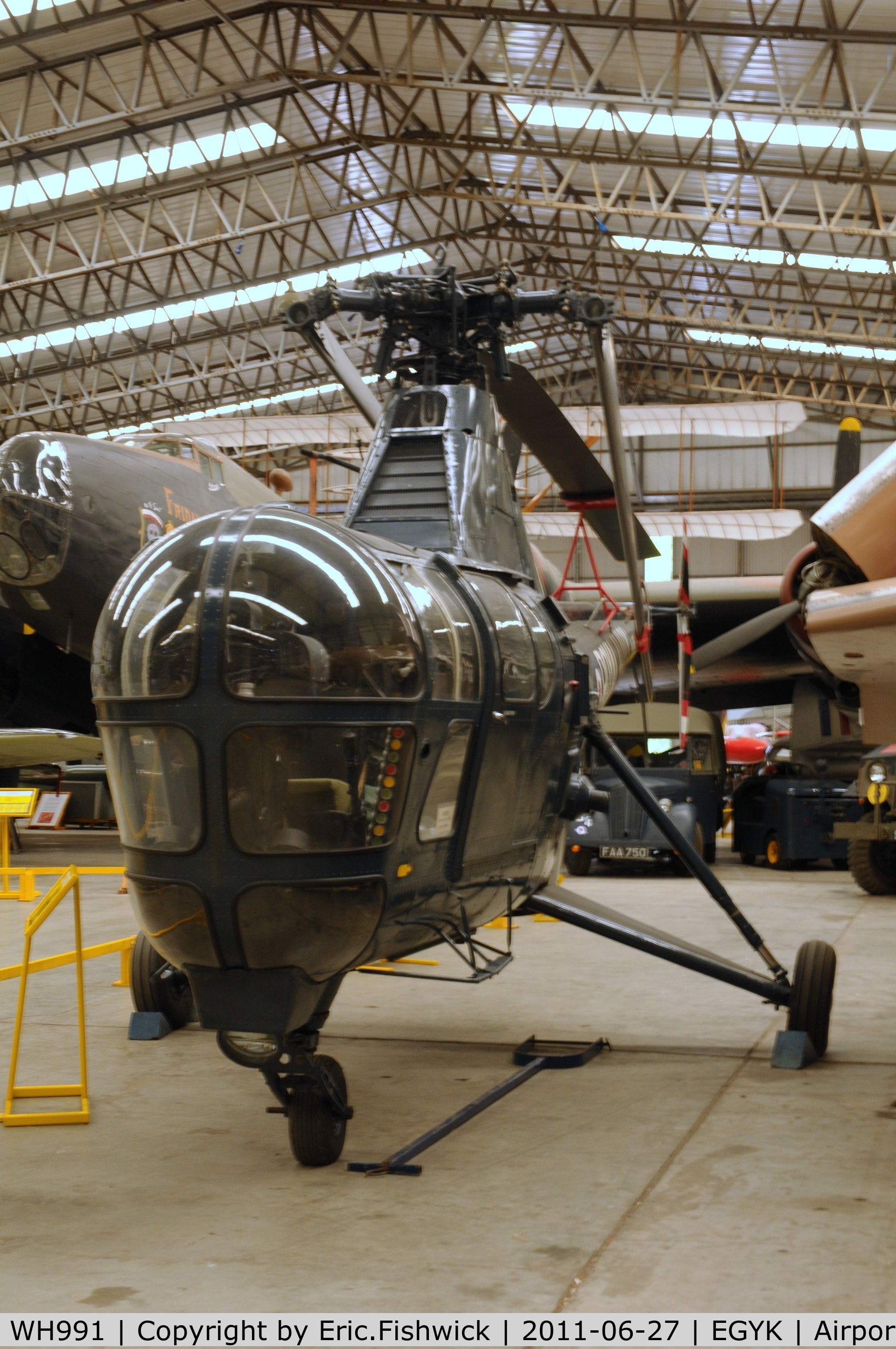 WH991, Westland Dragonfly HR.3 C/N WA/H/67, WH991 at Yorkshire Air Museum