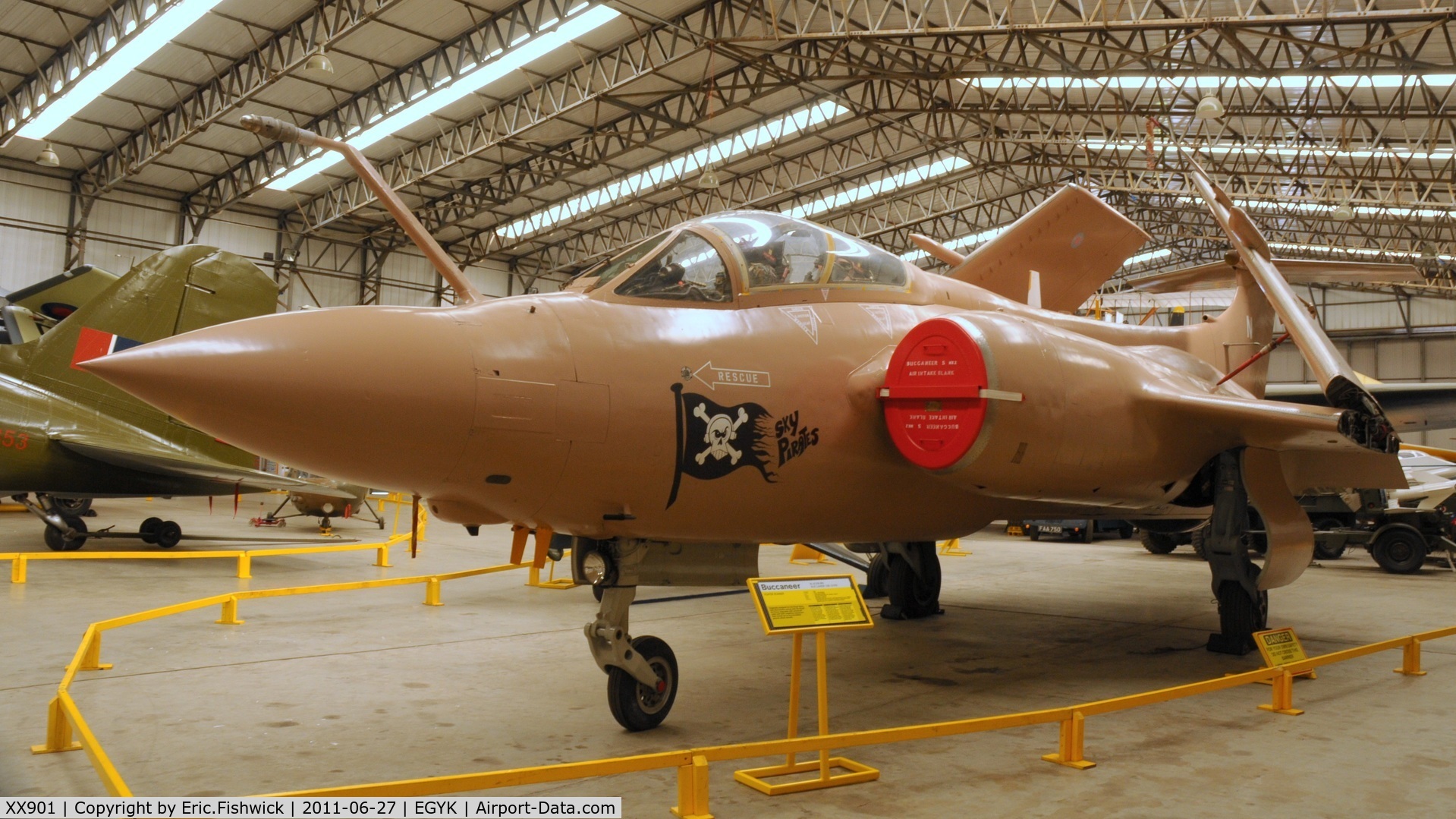 XX901, 1977 Hawker Siddeley Buccaneer S.2B C/N B3-06-75, 1. XX901 at Yorkshire Air Museum