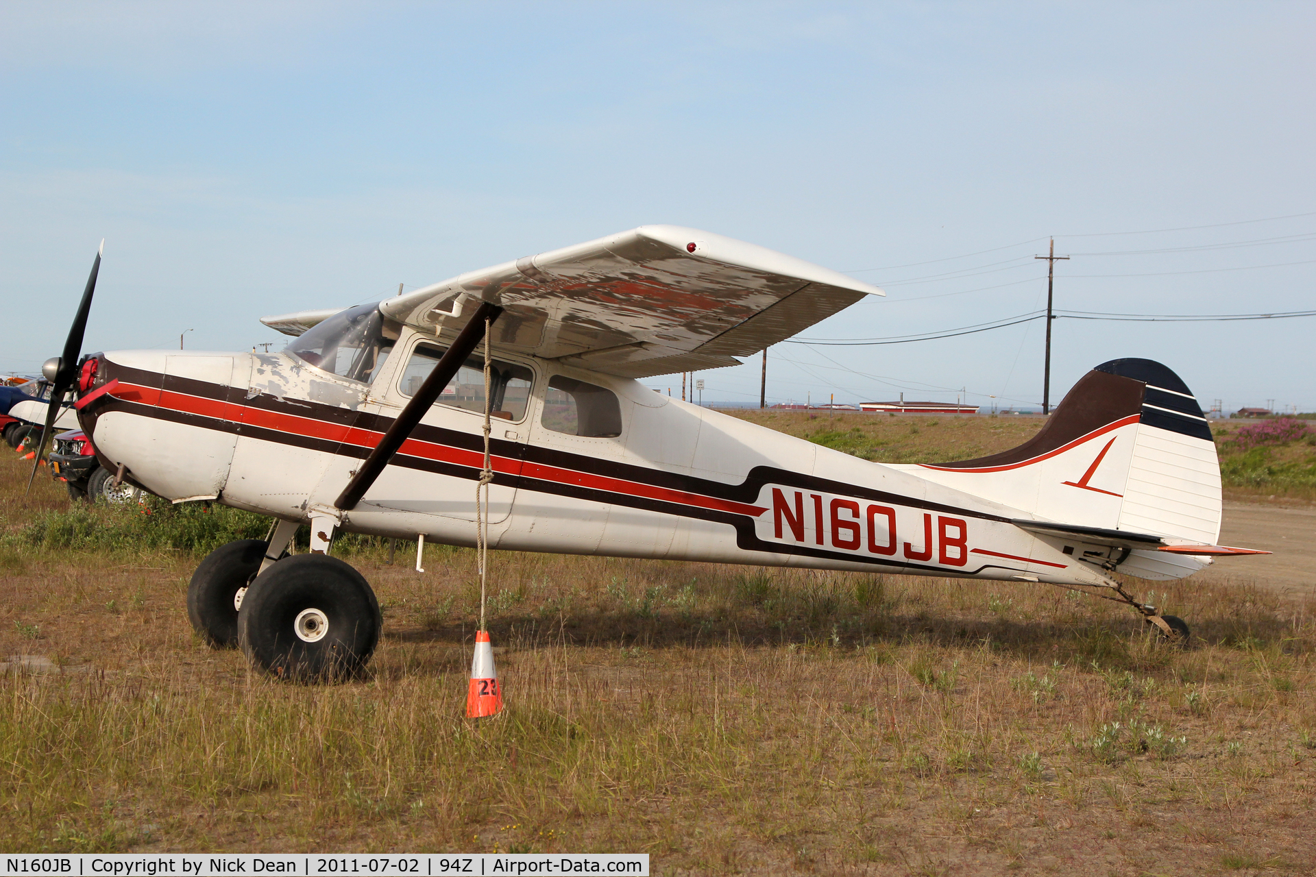 N160JB, 1955 Cessna 170B C/N 26680, NOME 94Z