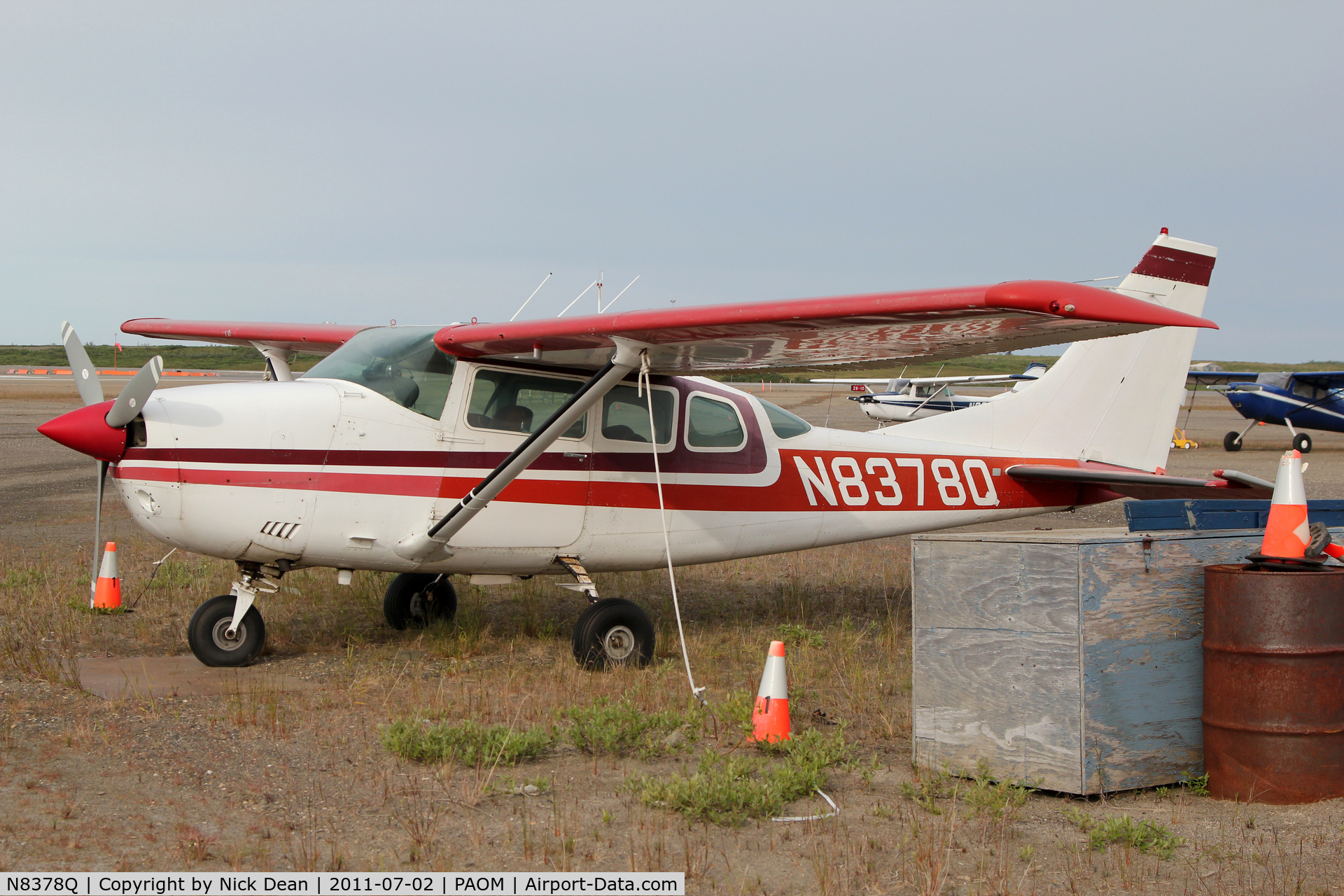 N8378Q, 1976 Cessna U206F Stationair C/N U20603239, PAOM/OME