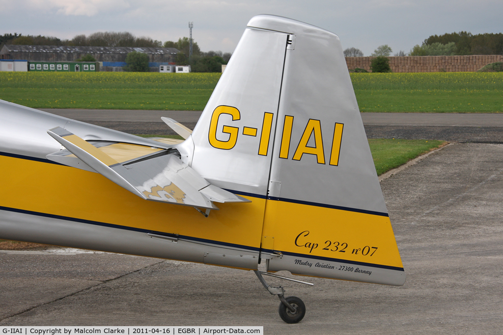 G-IIAI, 1995 Mudry CAP-232 C/N 07, Mudry CAP 232 at Breighton Airfield in April 2011.