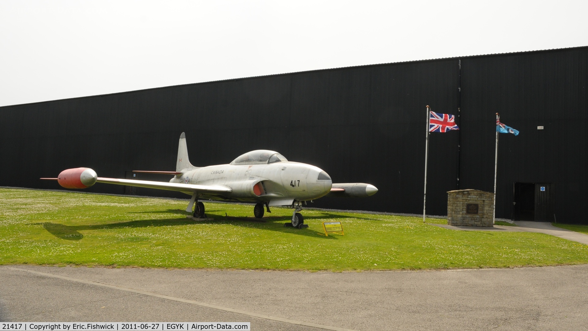 21417, Canadair CT-133 Silver Star 3 C/N T33-417, 21417 at Yorkshire Air Museum