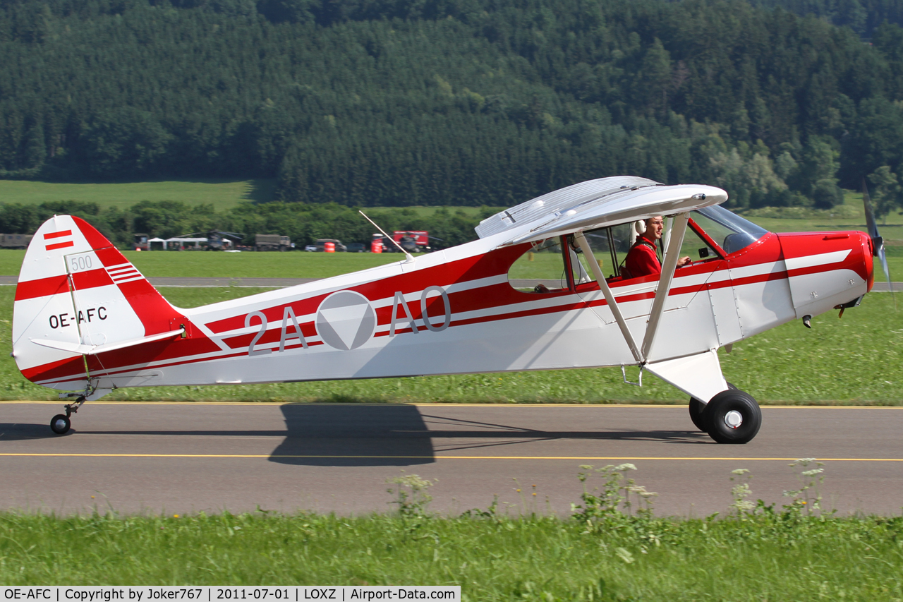 OE-AFC, Piper PA-18 Super Cub C/N 18-5500, Private