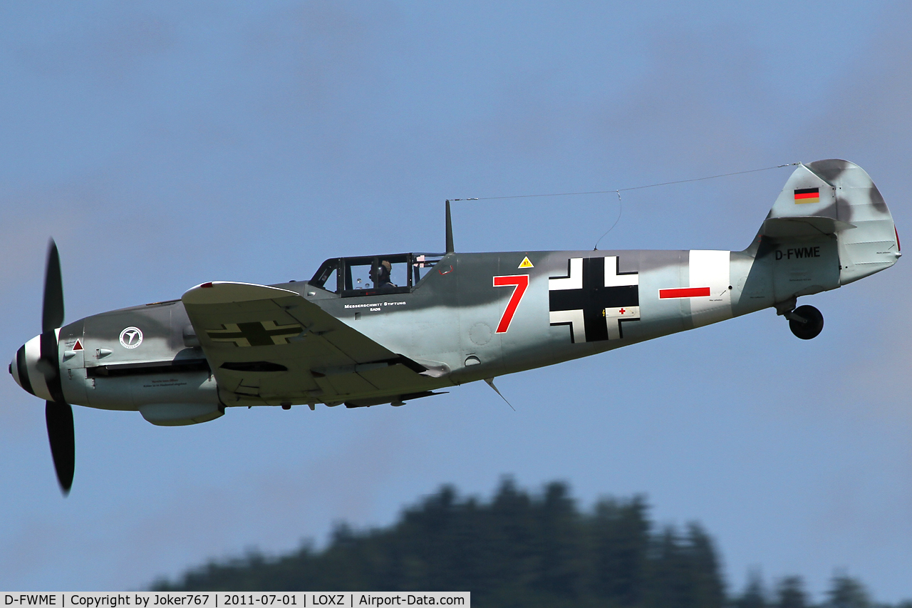 D-FWME, Messerschmitt Bf-109G-4 C/N 0139, Private