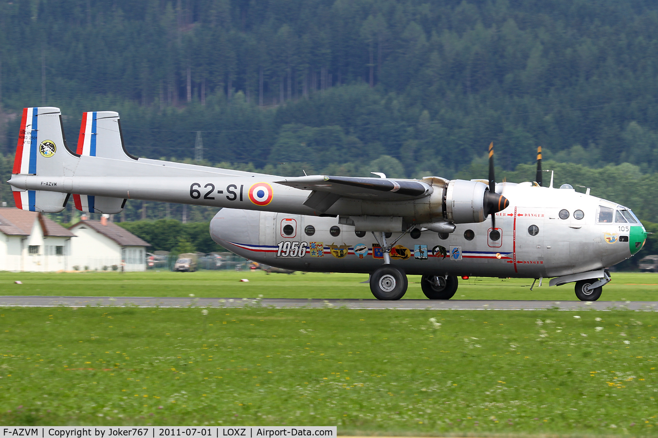 F-AZVM, 1956 Nord N-2501F Noratlas C/N 105, French Air Force