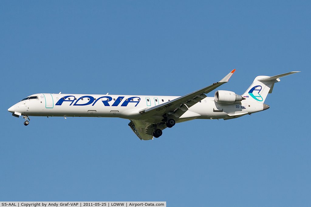 S5-AAL, 2007 Bombardier CRJ-900LR (CL-600-2D24) C/N 15129, Adria Airways CRJ900