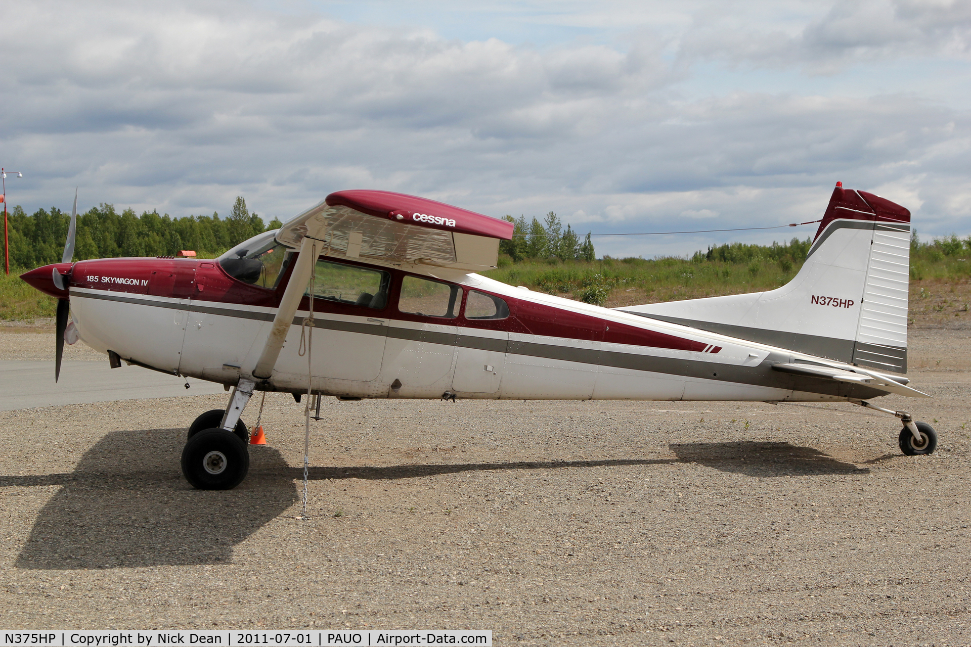 N375HP, 1976 Cessna A185F Skywagon 185 C/N 18503235, PAUO/UUO