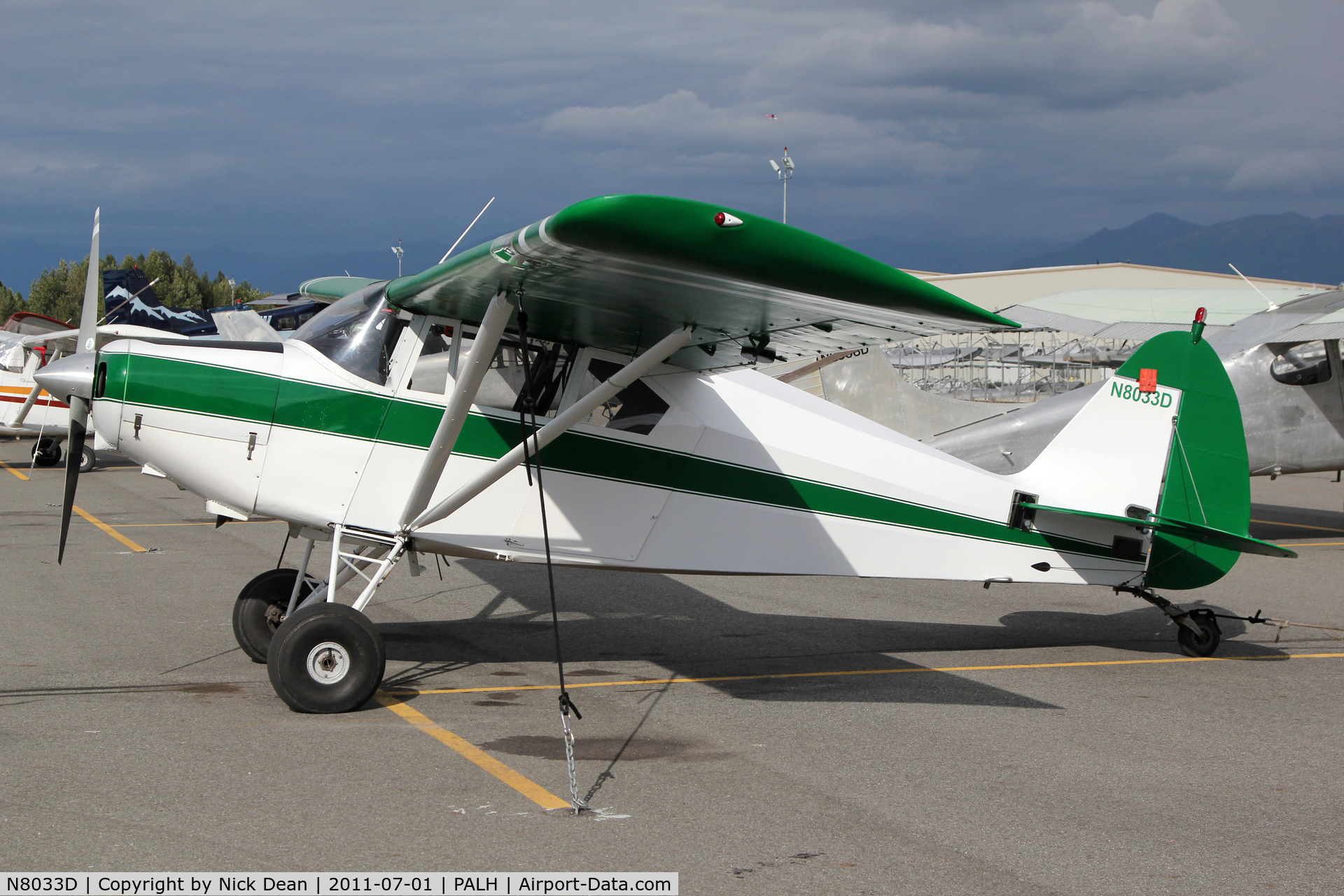 N8033D, 1957 Piper PA-22-150 C/N 22-5558, PALH/LHD