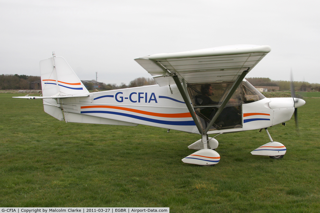 G-CFIA, 2008 Skyranger Swift 912S(1) C/N BMAA/HB/561, Skyranger Swift 912S(1) at Breighton Airfield in March 2011.