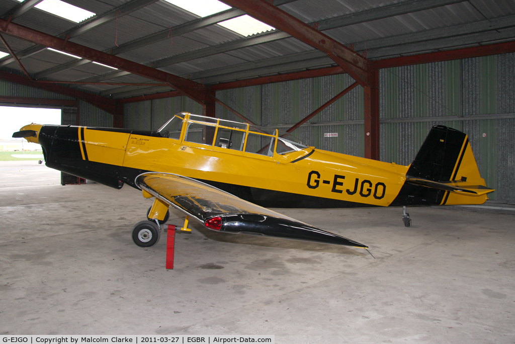 G-EJGO, 1958 Zlin Z-226 Trener C/N 199, Zlin Z-226 Trener at Breighton Airfield in March 2011.