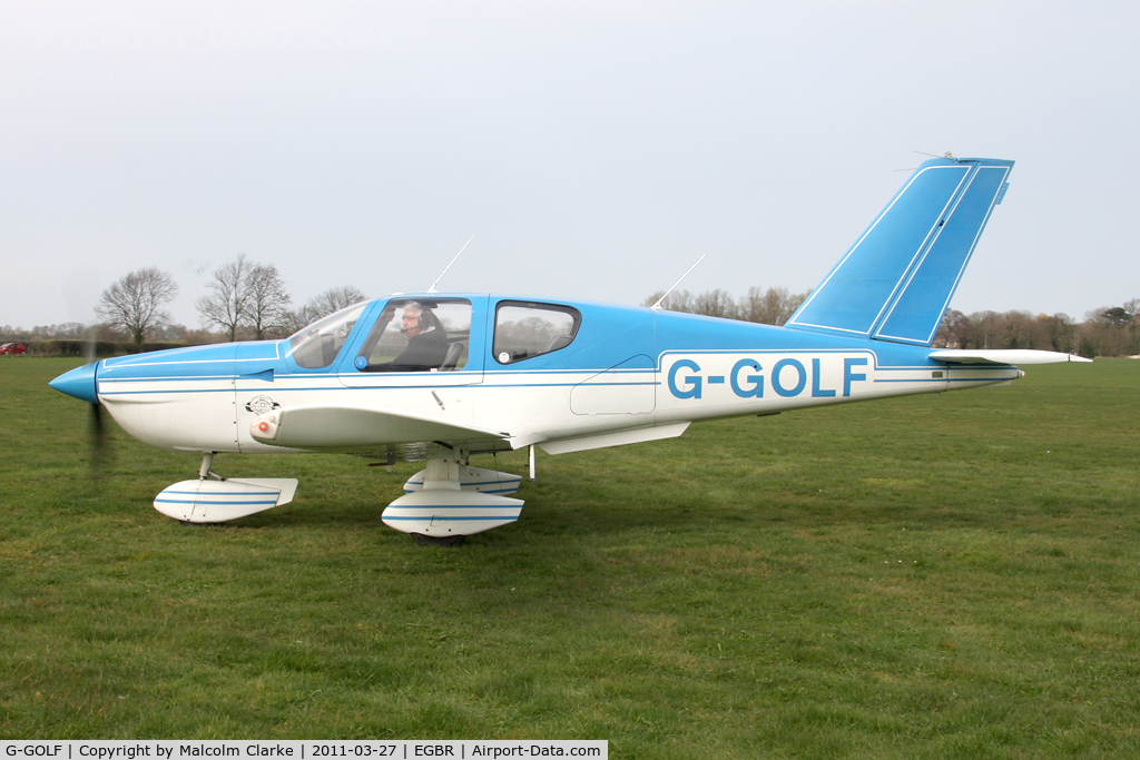 G-GOLF, 1982 Socata TB-10 Tobago C/N 250, Socata TB10 Tobago at Breighton Airfield in March 2011.