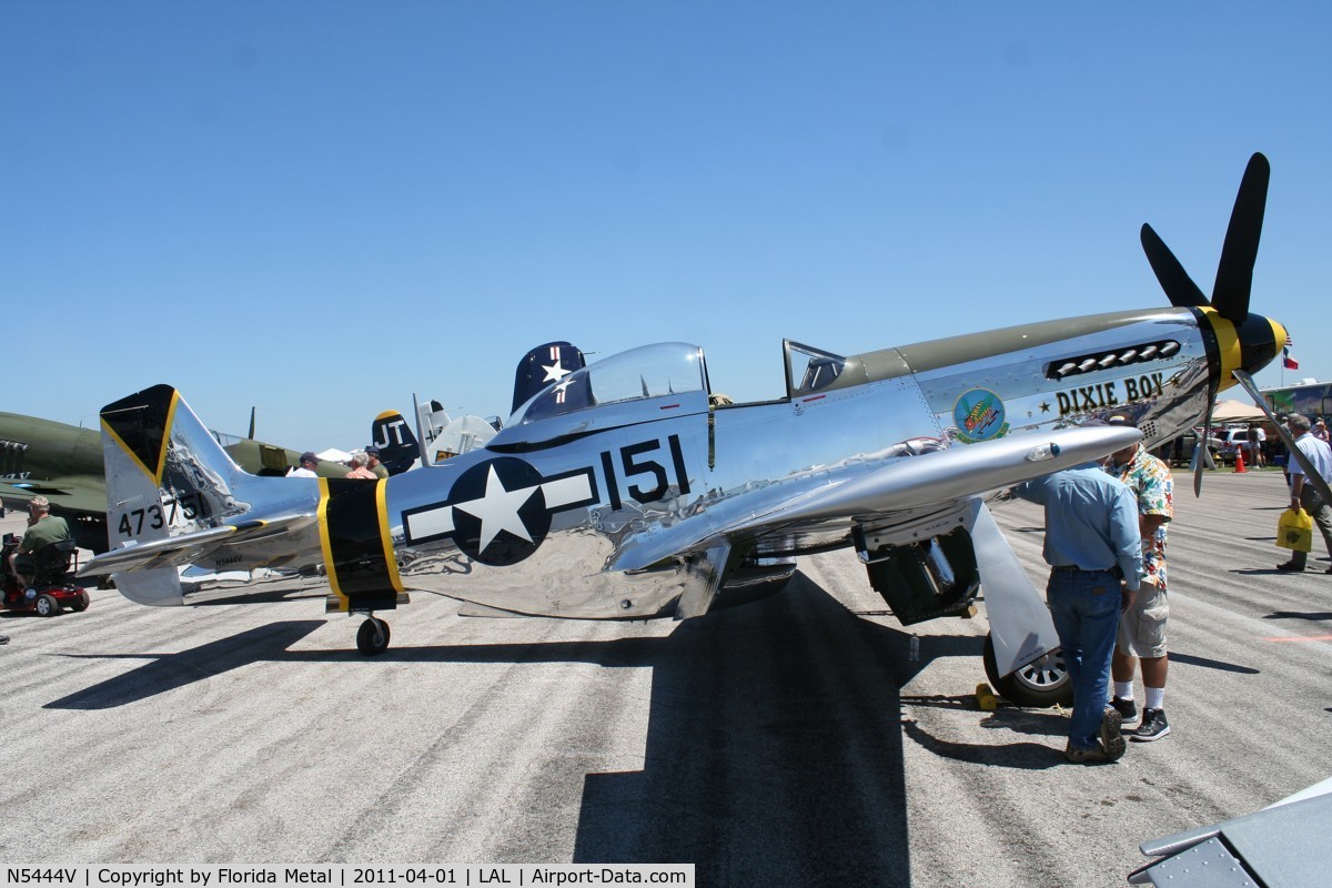 N5444V, 1944 North American F-51D-25-NA Mustang C/N 122-40291, Dixie Boy