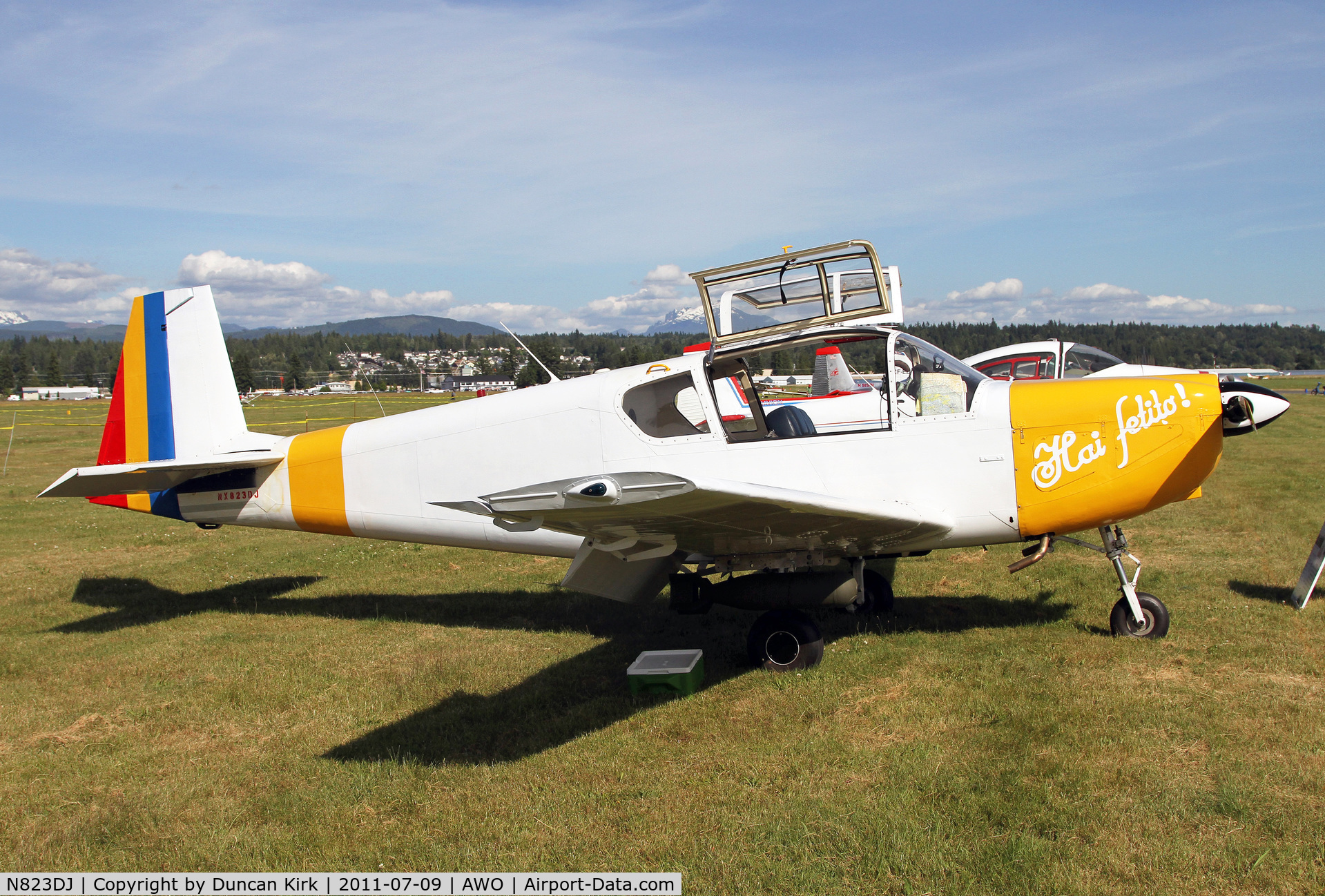 N823DJ, 1975 IAR IAR-823 C/N 05, An unusual fly-in visitor