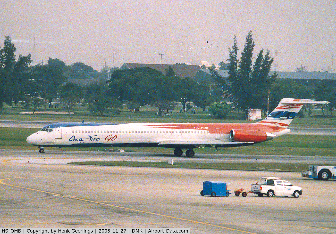 HS-OMB, 1986 McDonnell Douglas MD-82 (DC-9-82) C/N 49441, One-Two-Go , Don Muang Airport