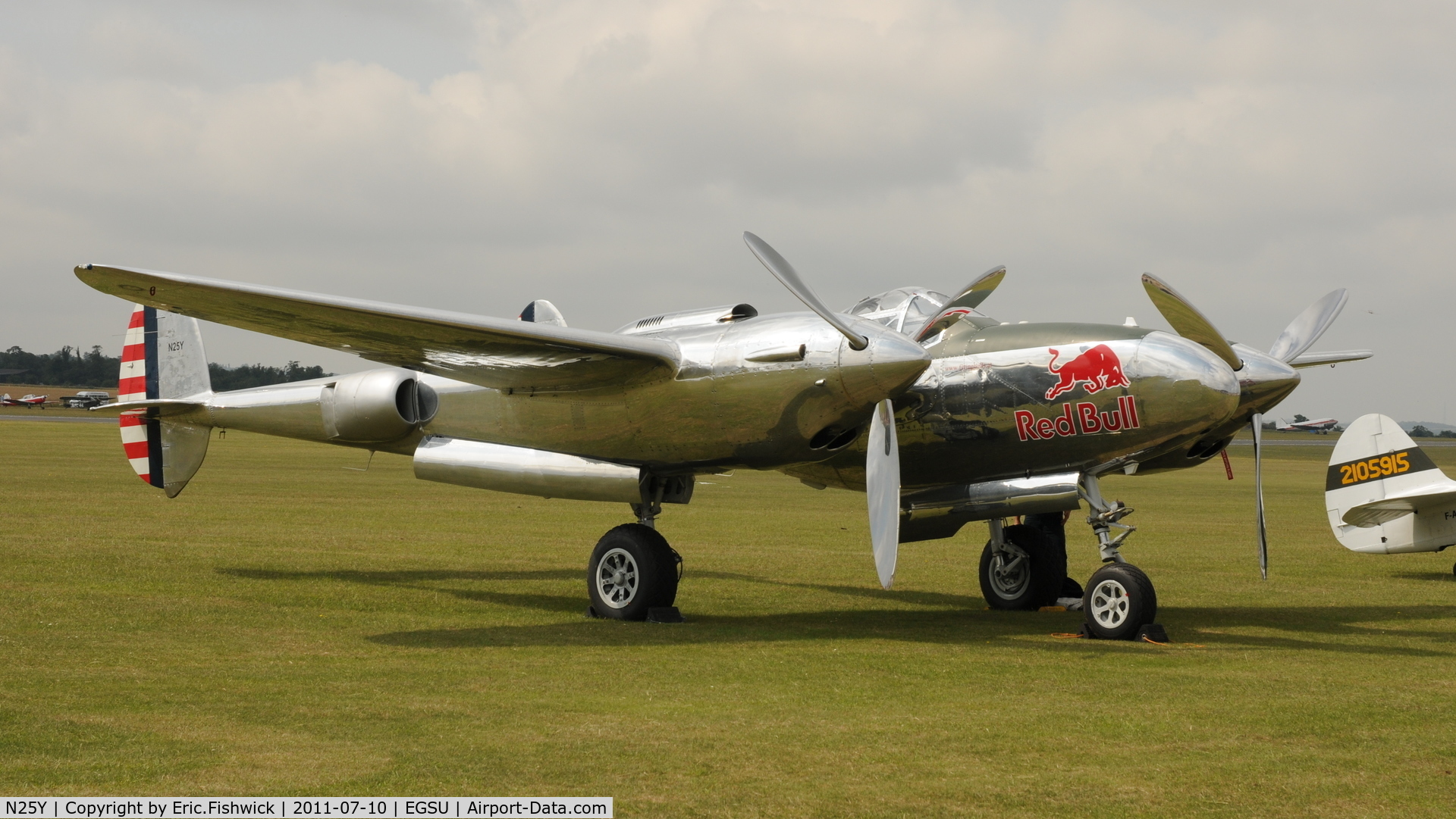 N25Y, 1944 Lockheed P-38L-5LO Lightning C/N AF44-53254, 3. N25Y at another excellent Flying Legends Air Show (July 2011)
